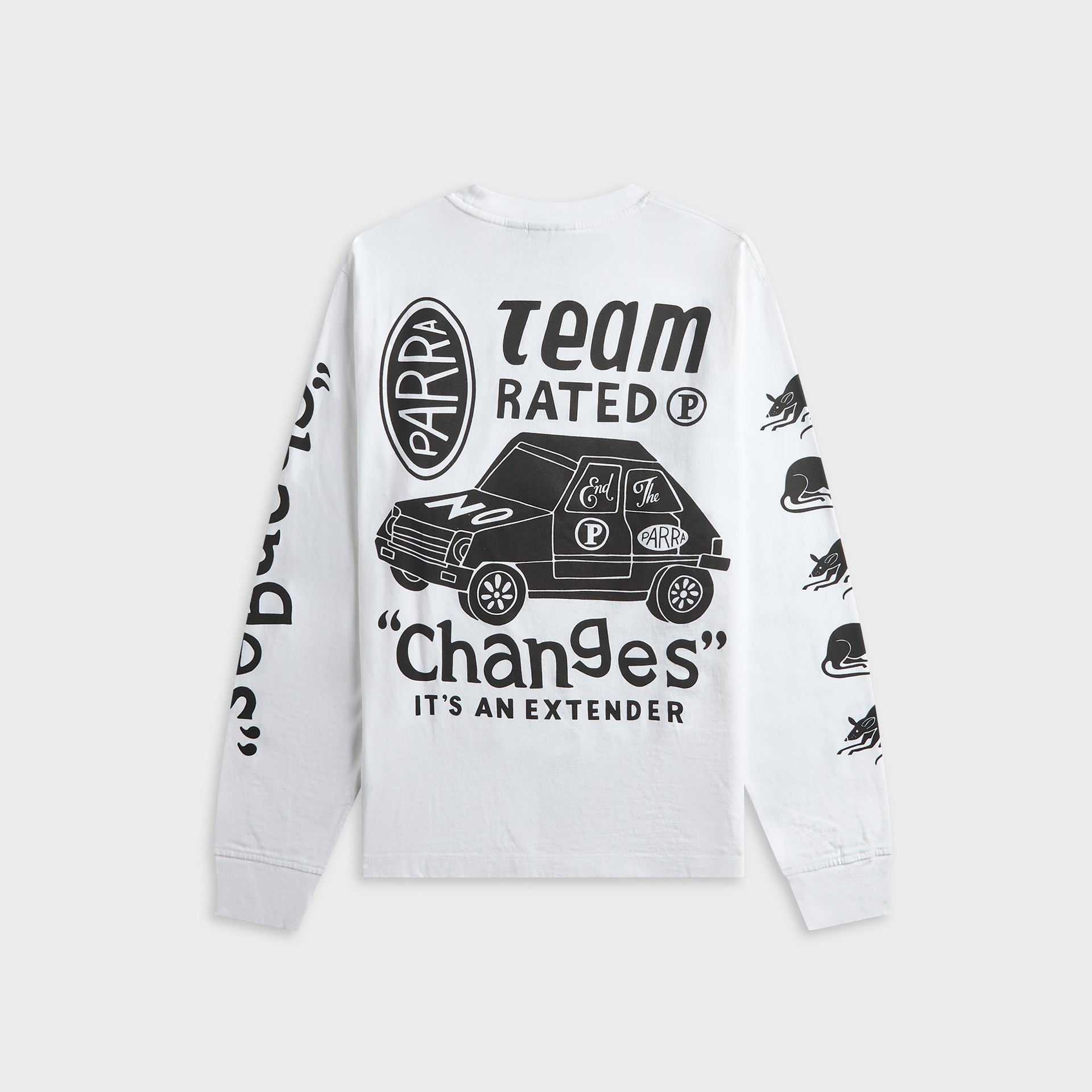 by Parra Team Changes Long Sleeve Tee - White