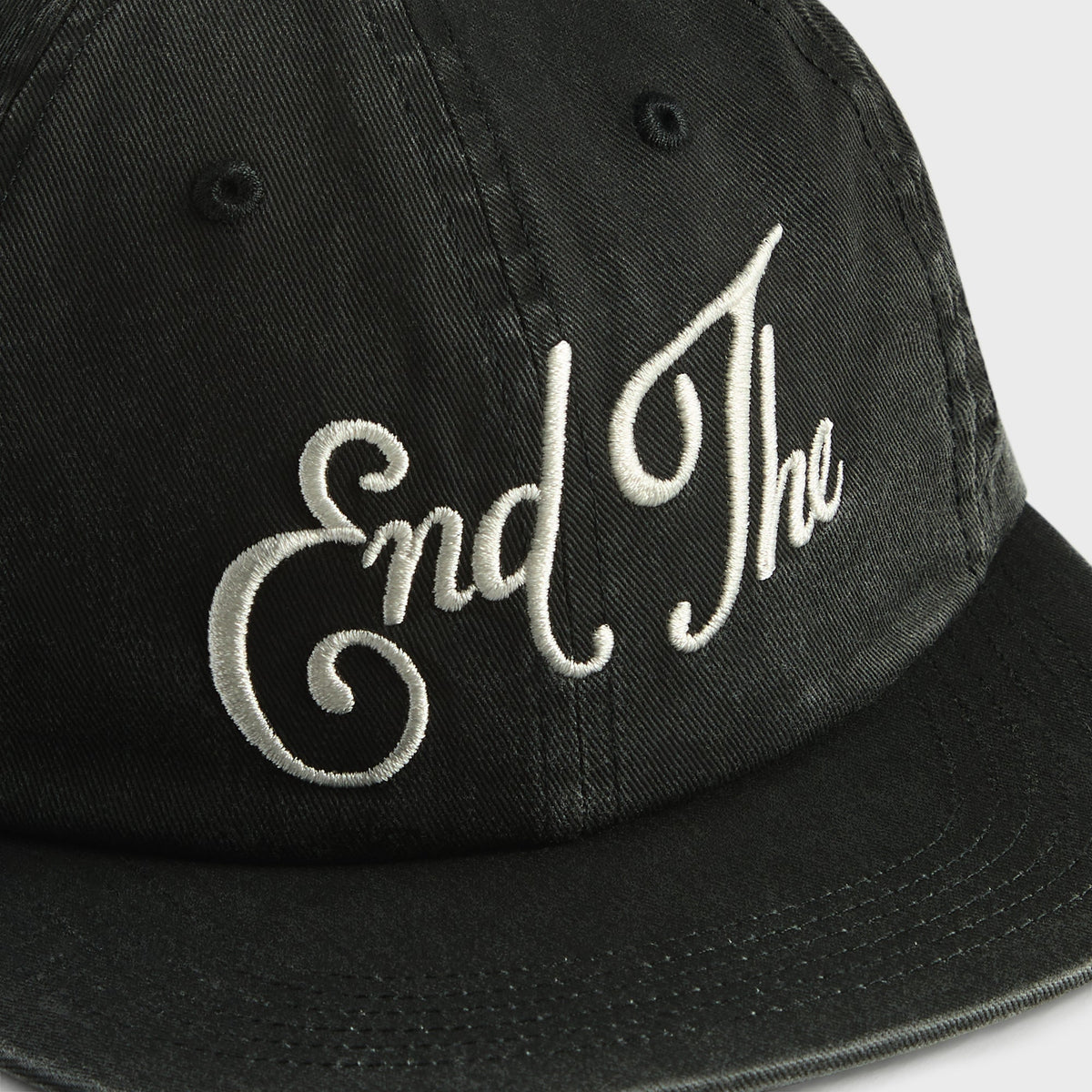 by Parra End The 6 Panel Cap - Black