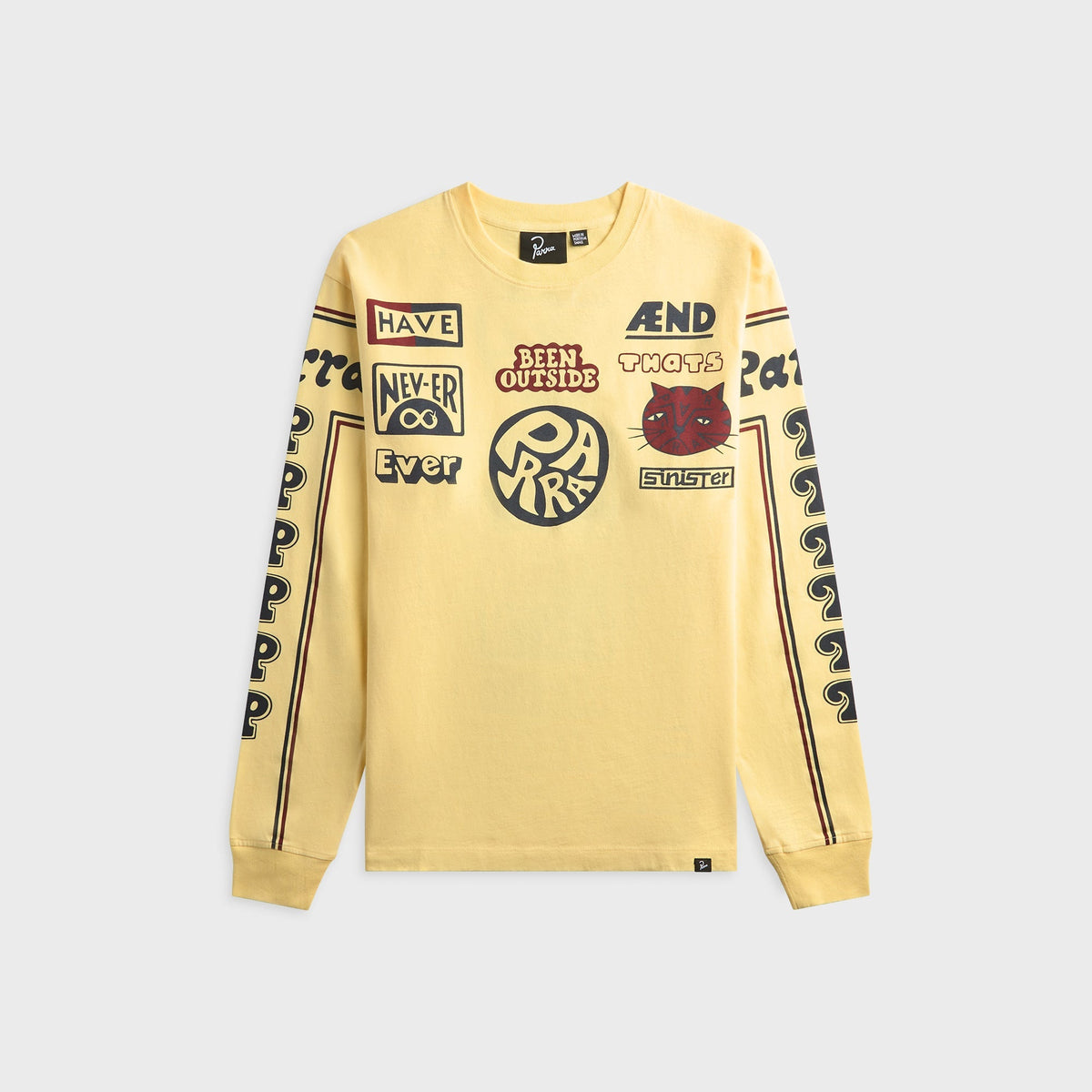 by Parra Never Sinister Long Sleeve Tee - Yellow