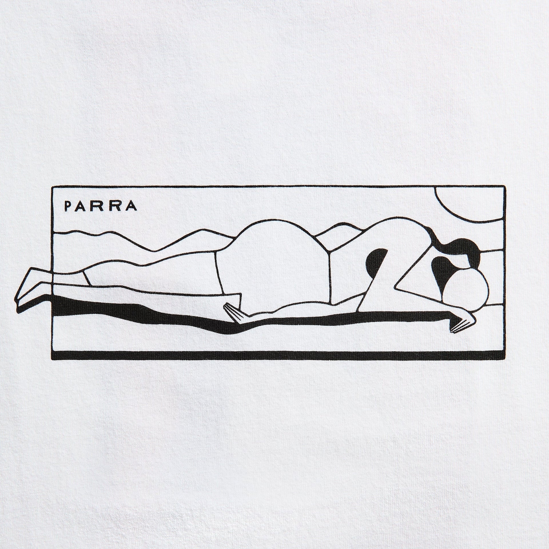by Parra Vertical Thoughts Tee - White