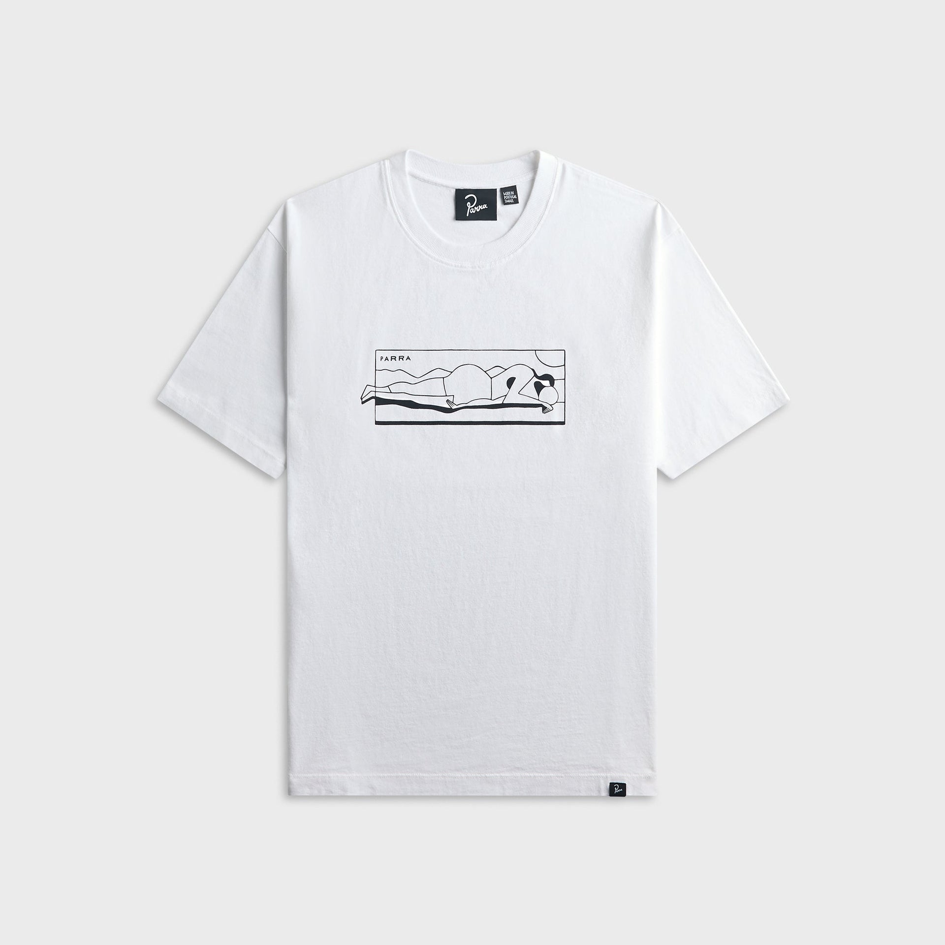 by Parra Vertical Thoughts Tee - White