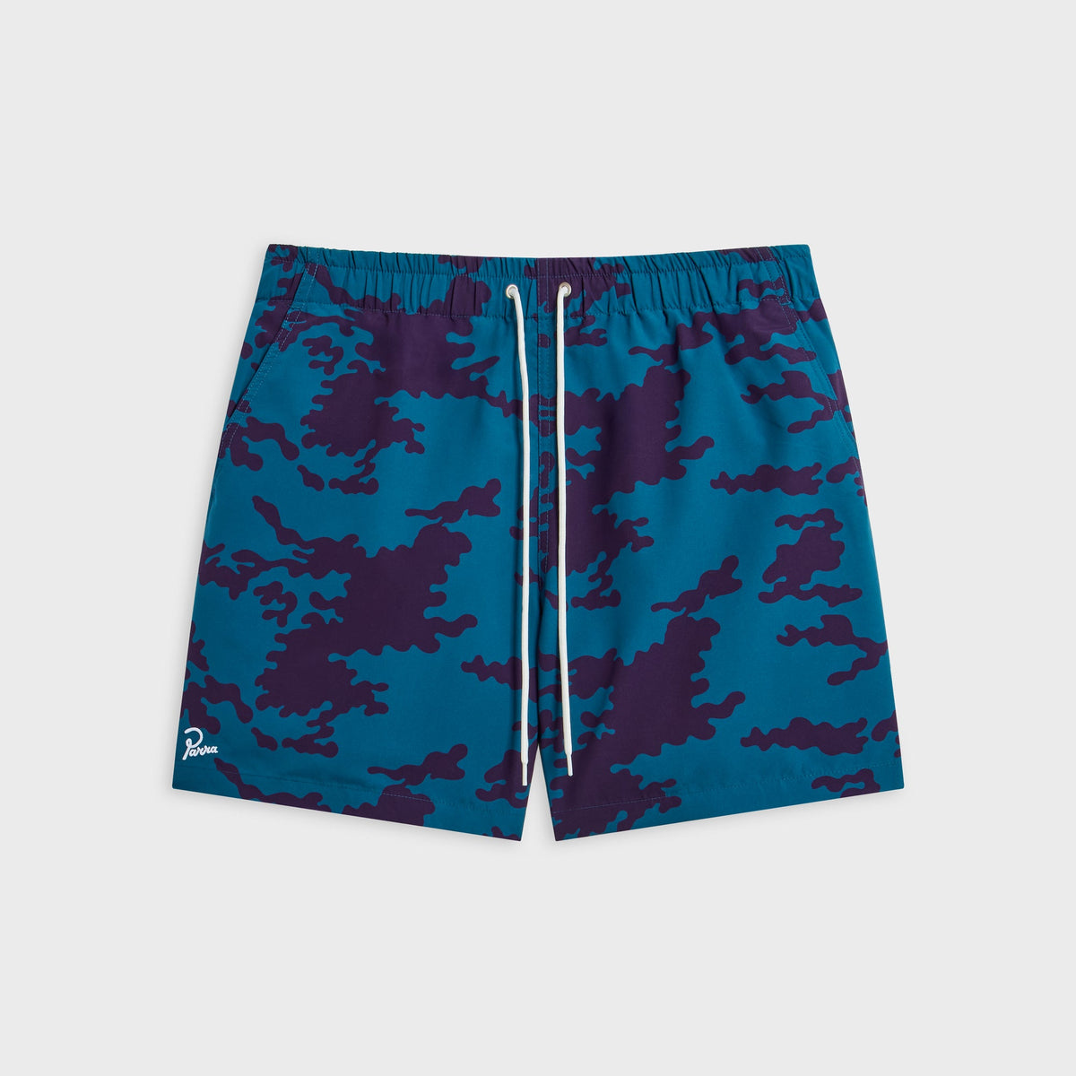 by Parra Purple Camo Man Swim Short - Blue