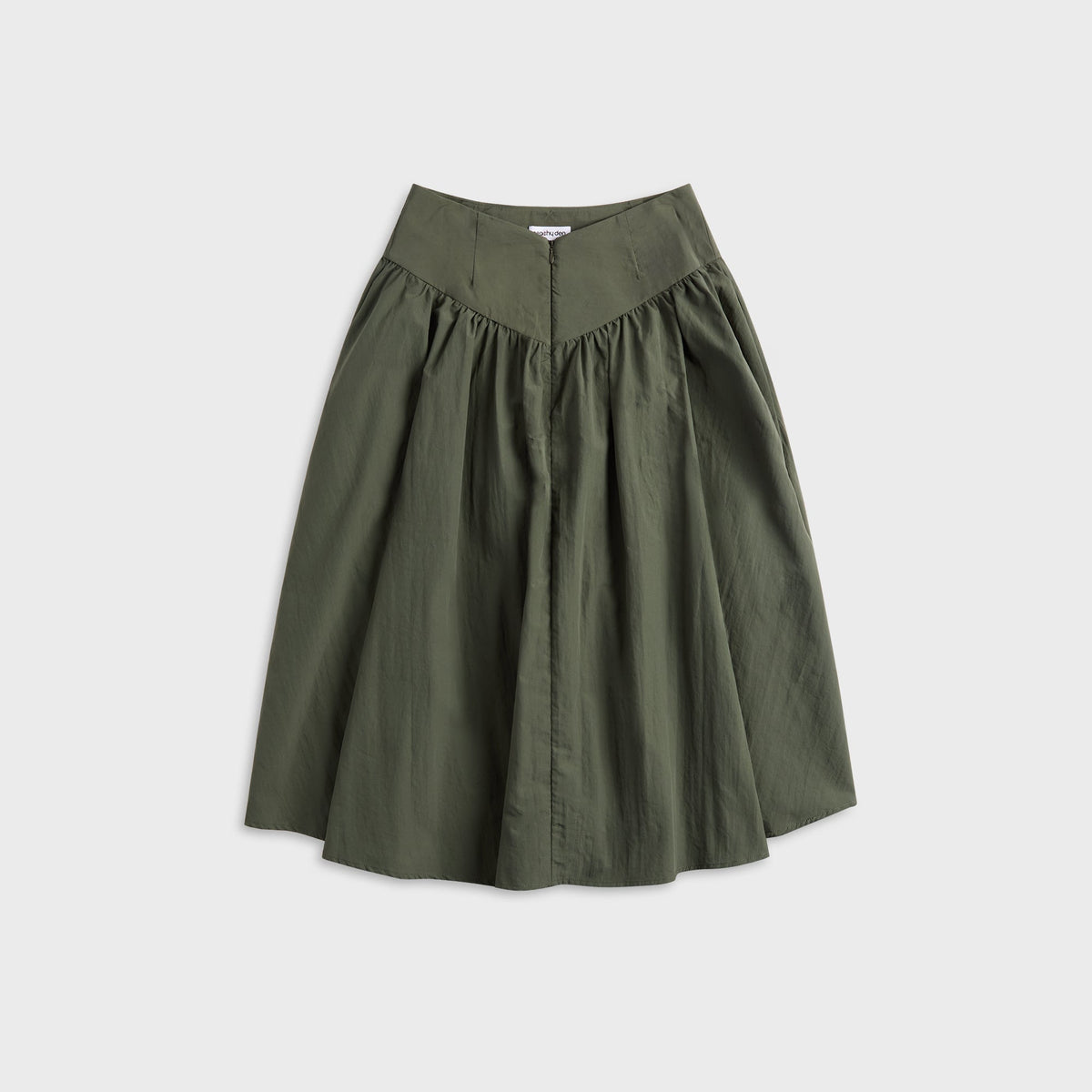 Peachy Den Deba Midi Skirt - Slate Green