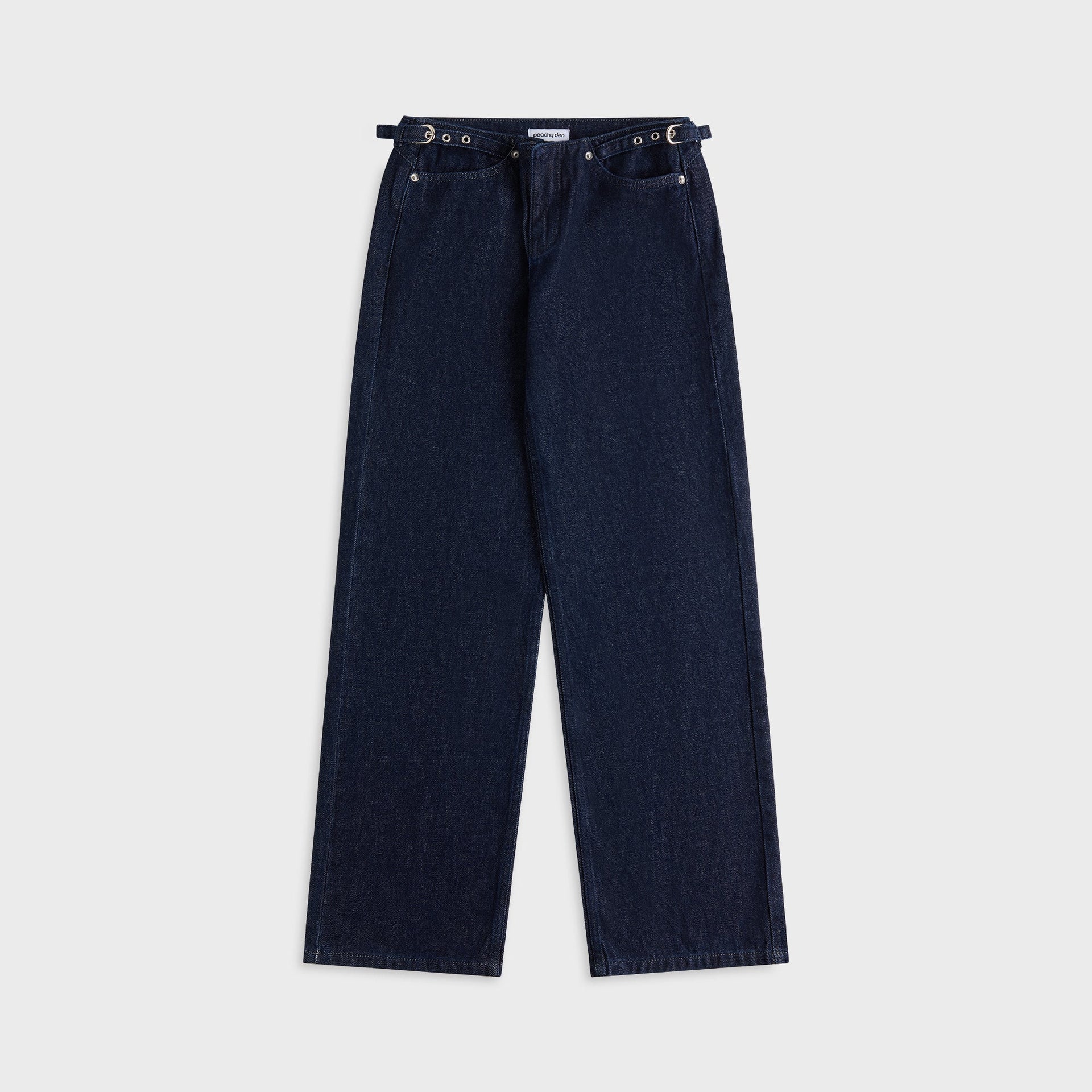 Peachy Den Stevie Low Rise Jean - Indigo Rinse