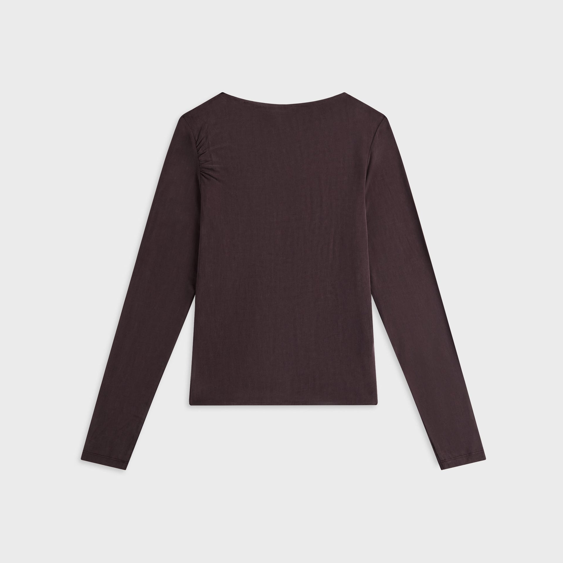Peachy Den Kylie Long Sleeve Top - Chocolate