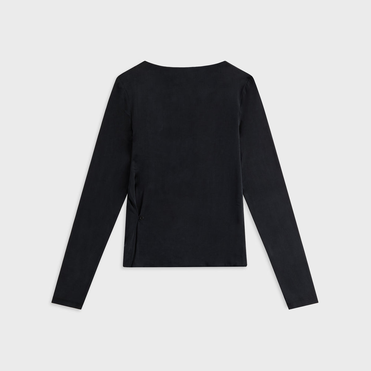 Peachy Den Kylie Long Sleeve Top - Black