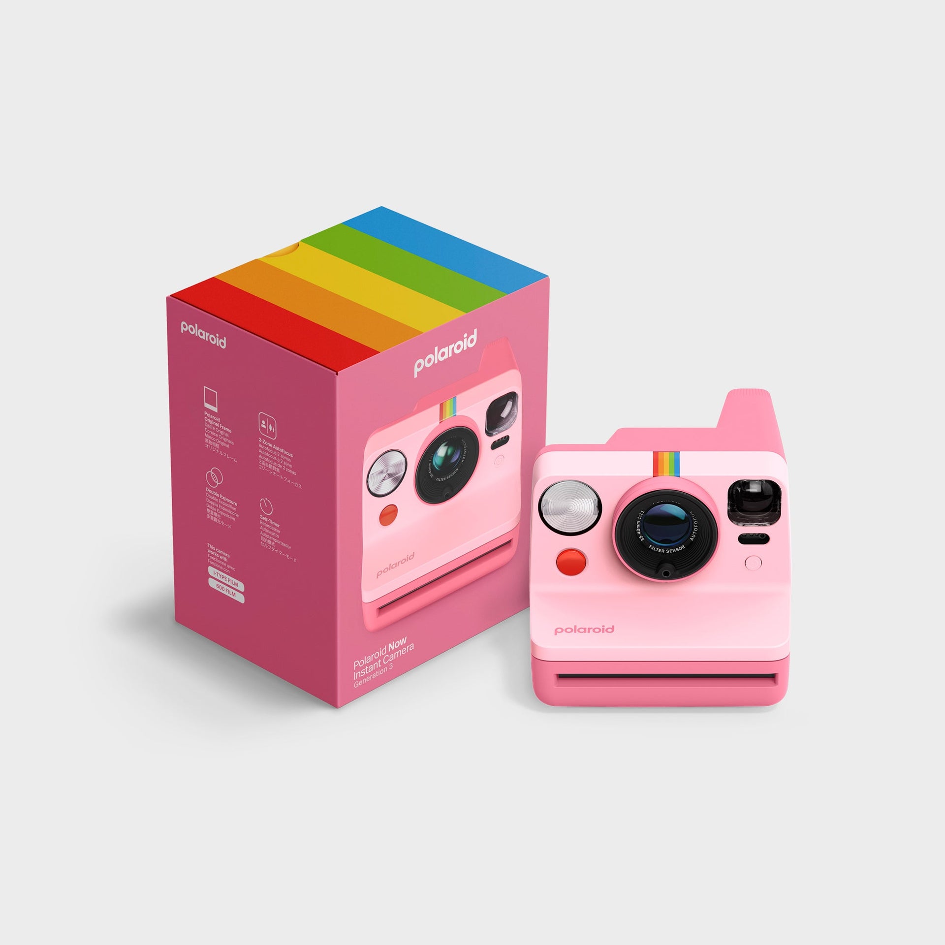 Polaroid Now Instant Generation 3 Camera - Pink