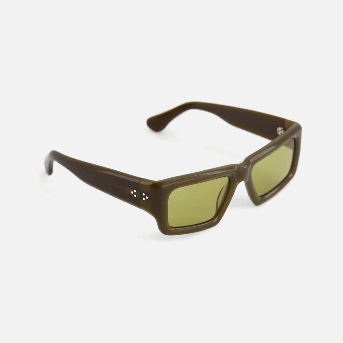 Port Tanger Sabea Frame Acetate - Zaytun / Warm Olive Lens
