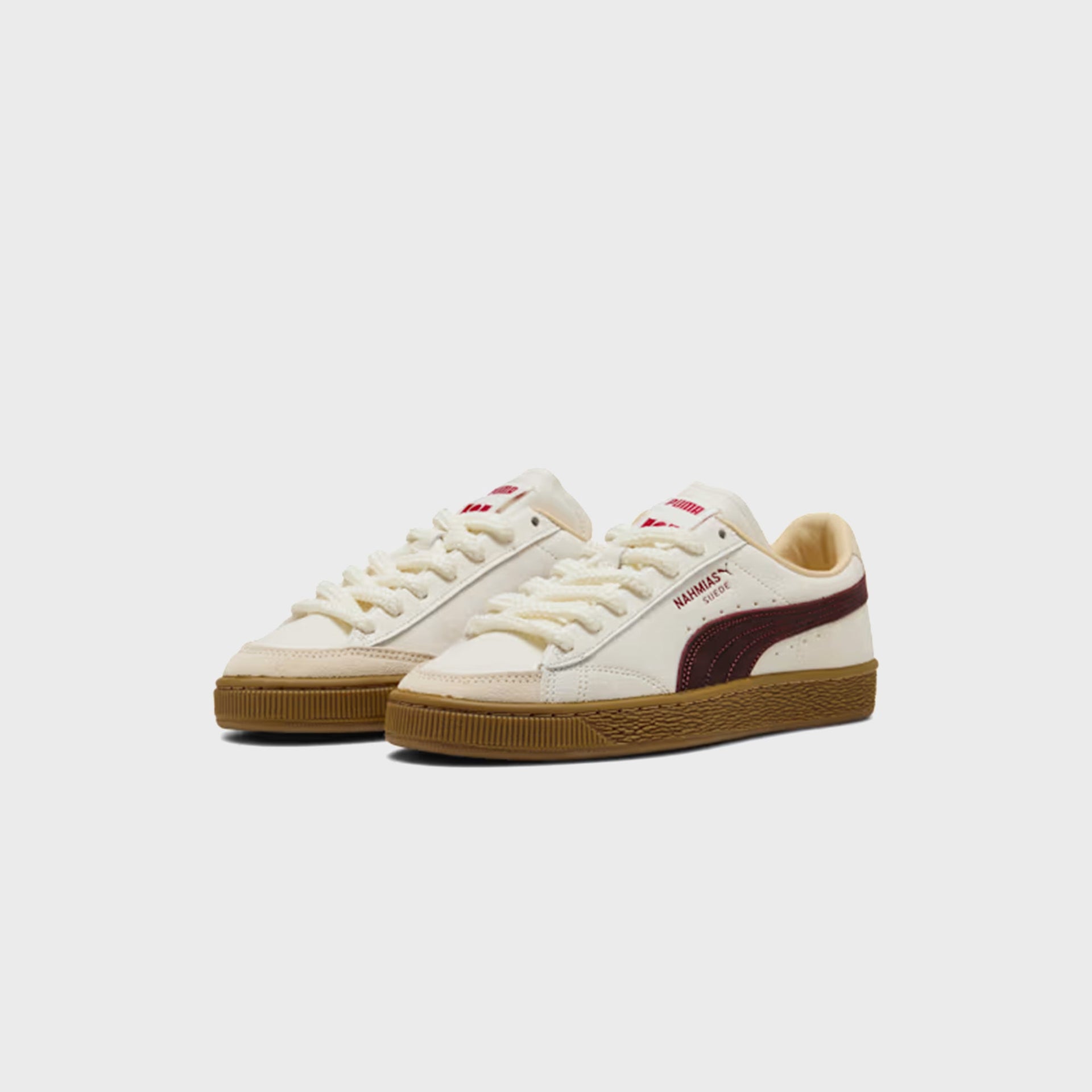 PUMA x NAHMIAS Suede - Warm White / Archive Gold / For All Time Red