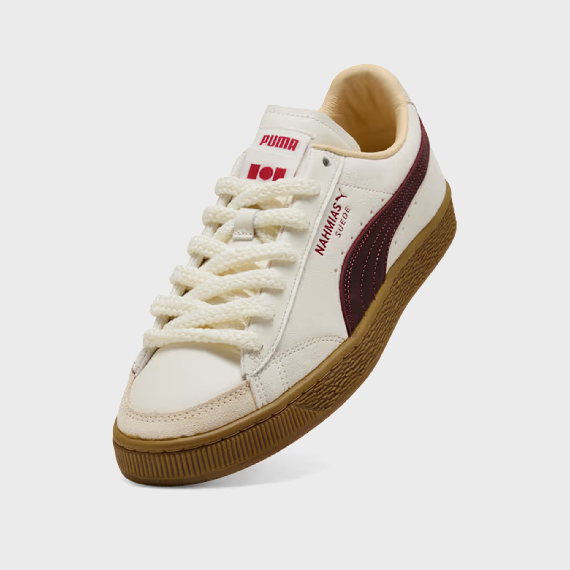PUMA x NAHMIAS Suede - Warm White / Archive Gold / For All Time Red