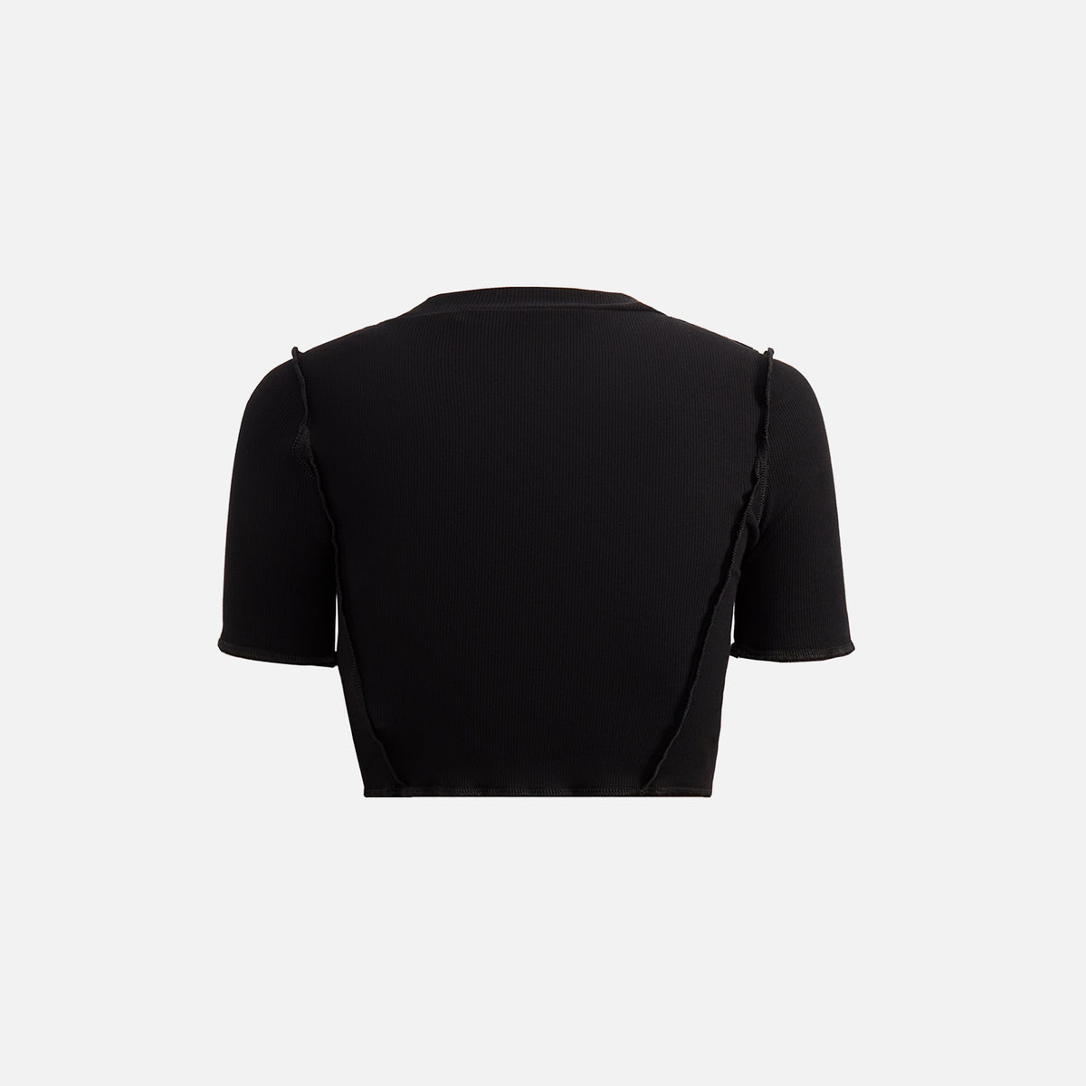 Palm Angels Classic Logo Crop Top - Black