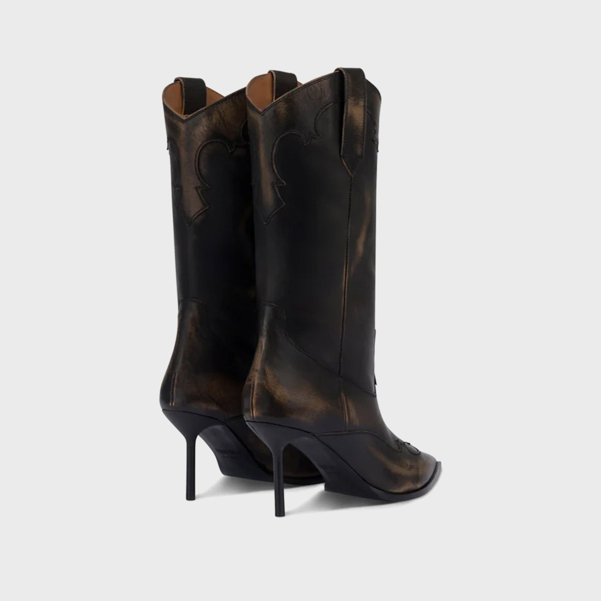 Paris Texas Lidia Western Embroidered Boot 70 - Black