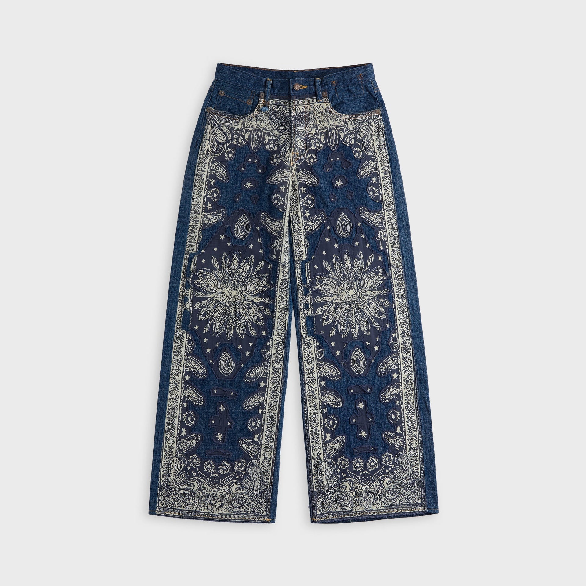 R13 D'arcy Flare - Blue Bandana