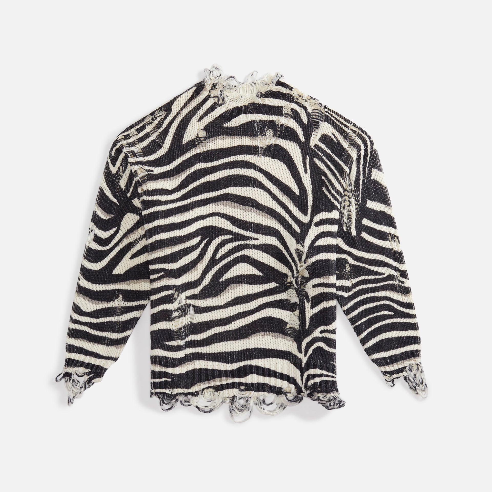 R13 Zebra Oversized Sweater - Zebra