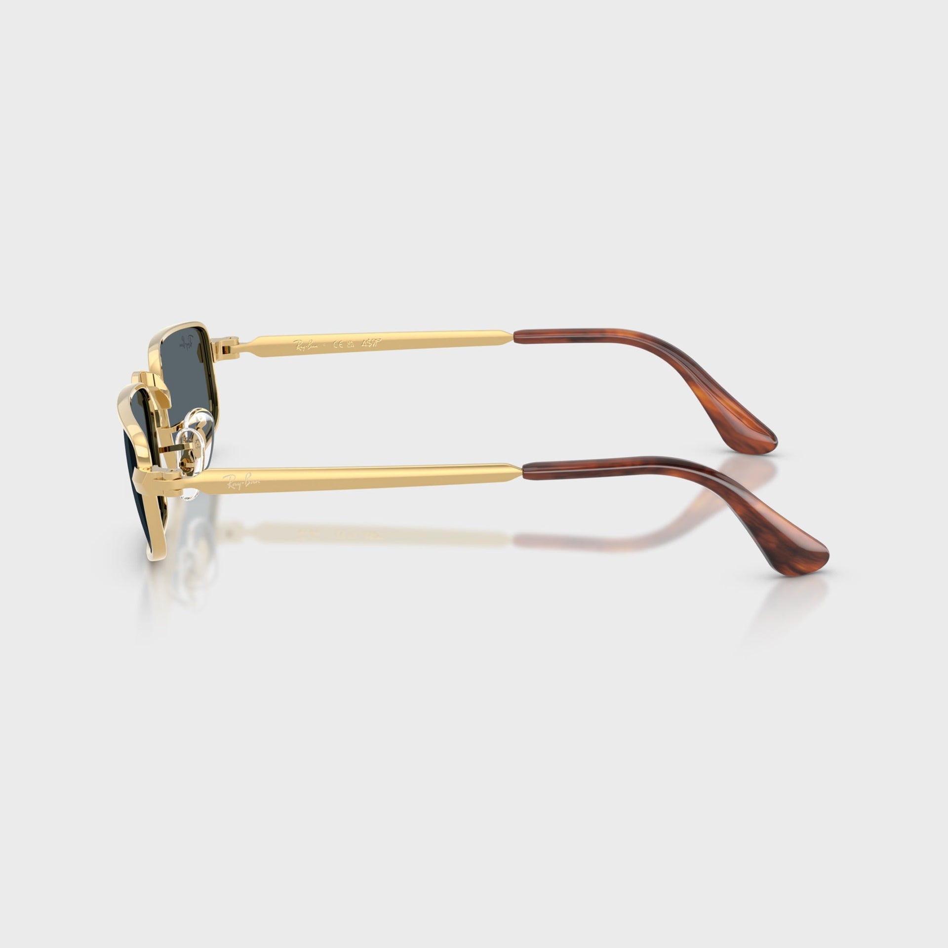 Ray Ban x A$AP ROCKY Bold Metal Sunglasses - Gold / Blue