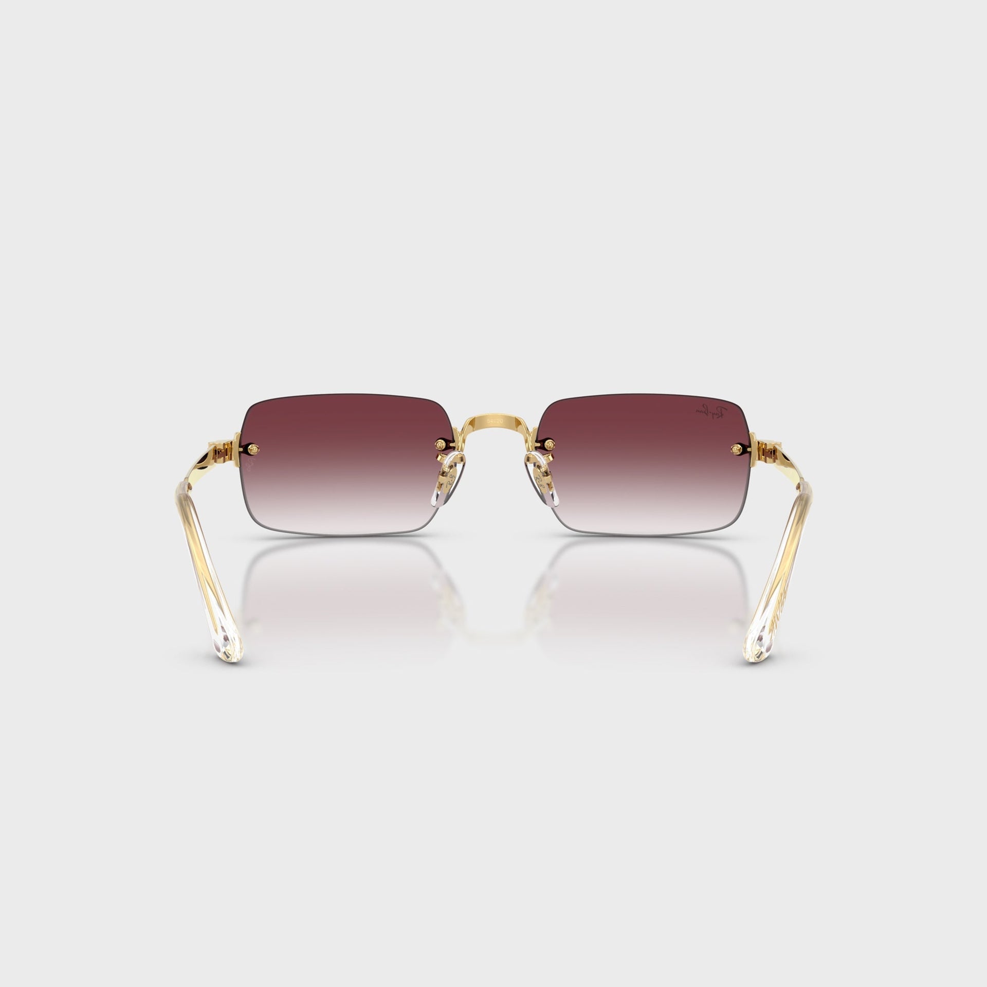 Ray Ban x A$AP ROCKY Rimless Sunglasses - Gold / Purple