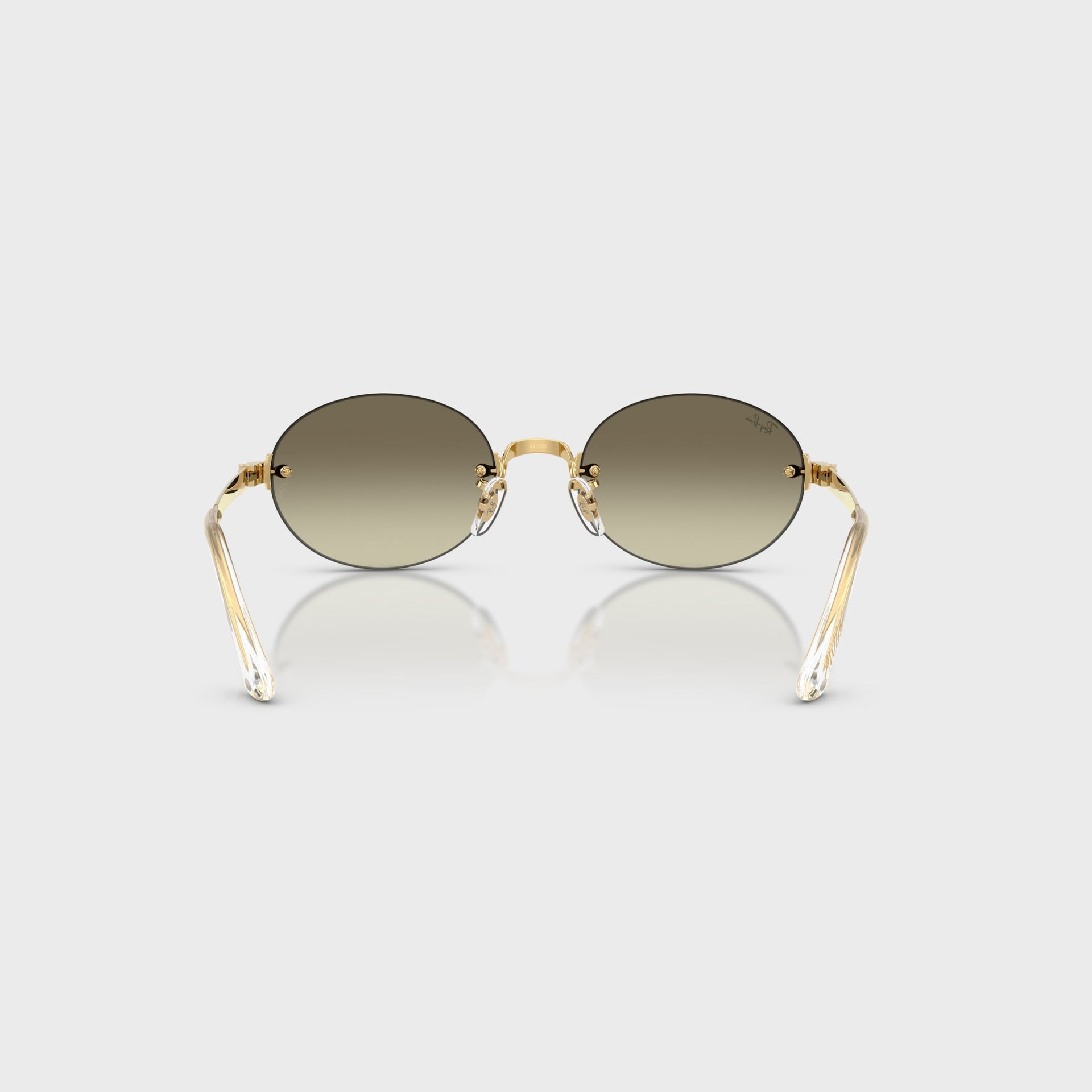 Ray Ban x A$AP ROCKY Rimless Sunglasses - Gold / Brown