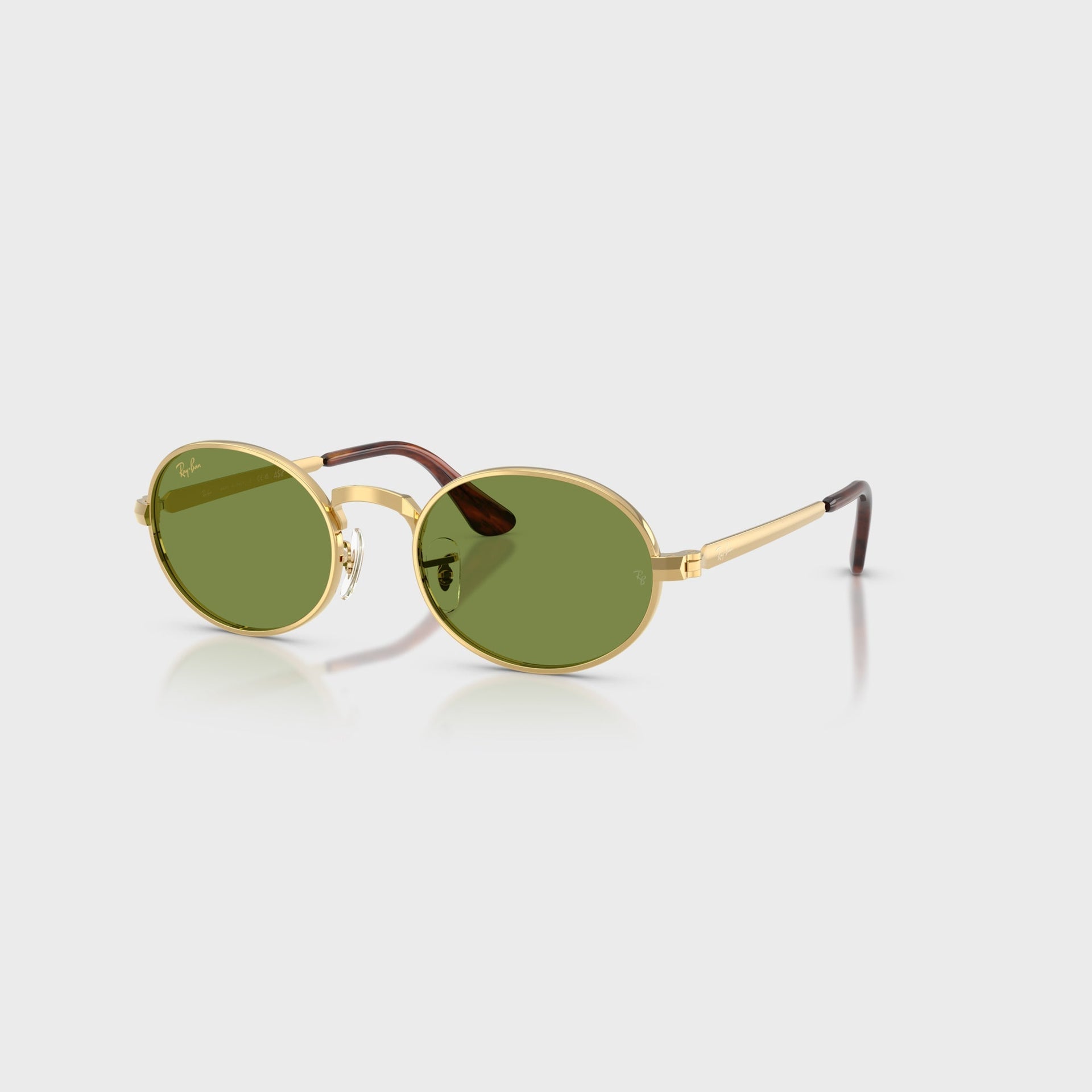 Ray Ban x A$AP ROCKY Bold Metal Sunglasses - Gold / Green