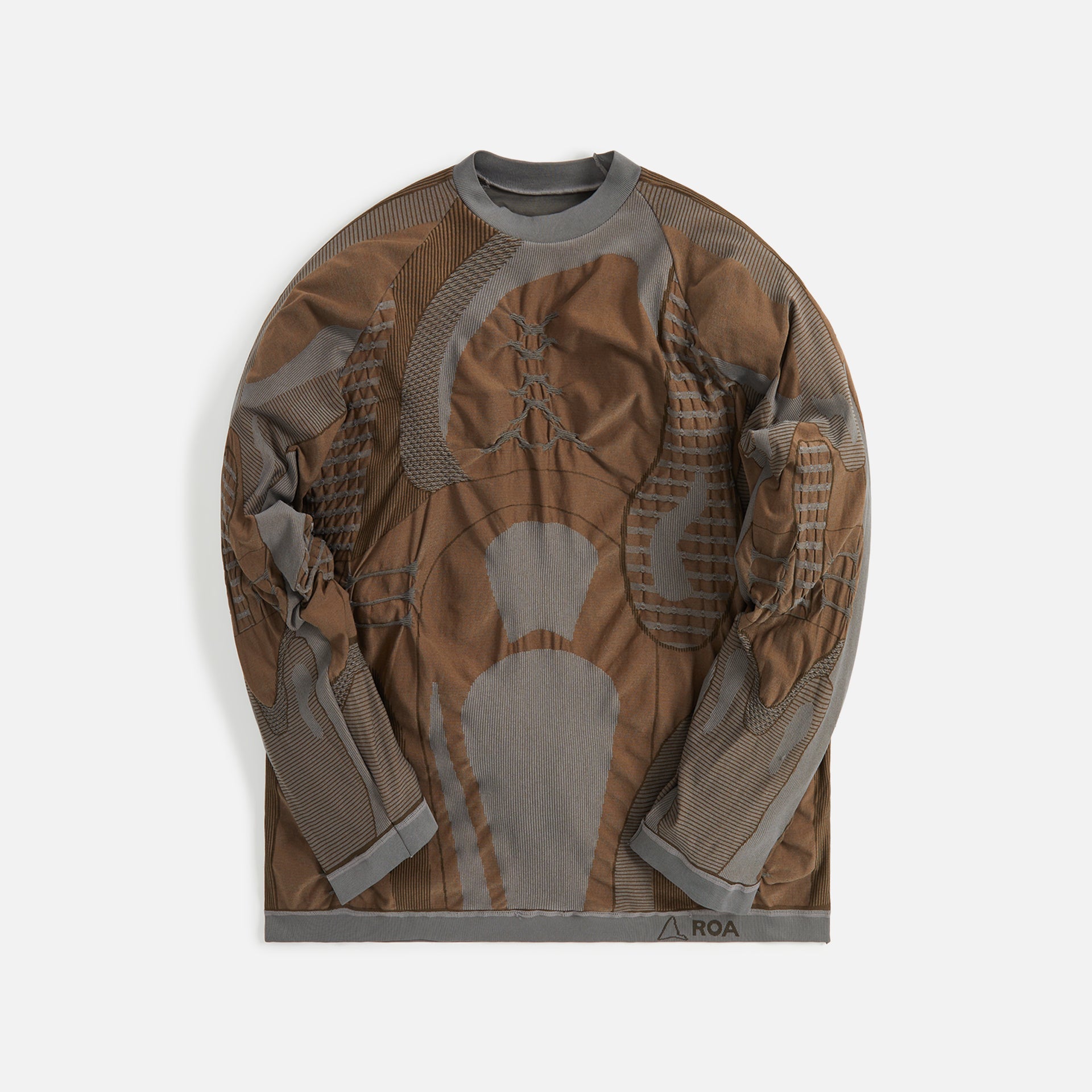 ROA Oversize 3D Knit - Brown / Grey