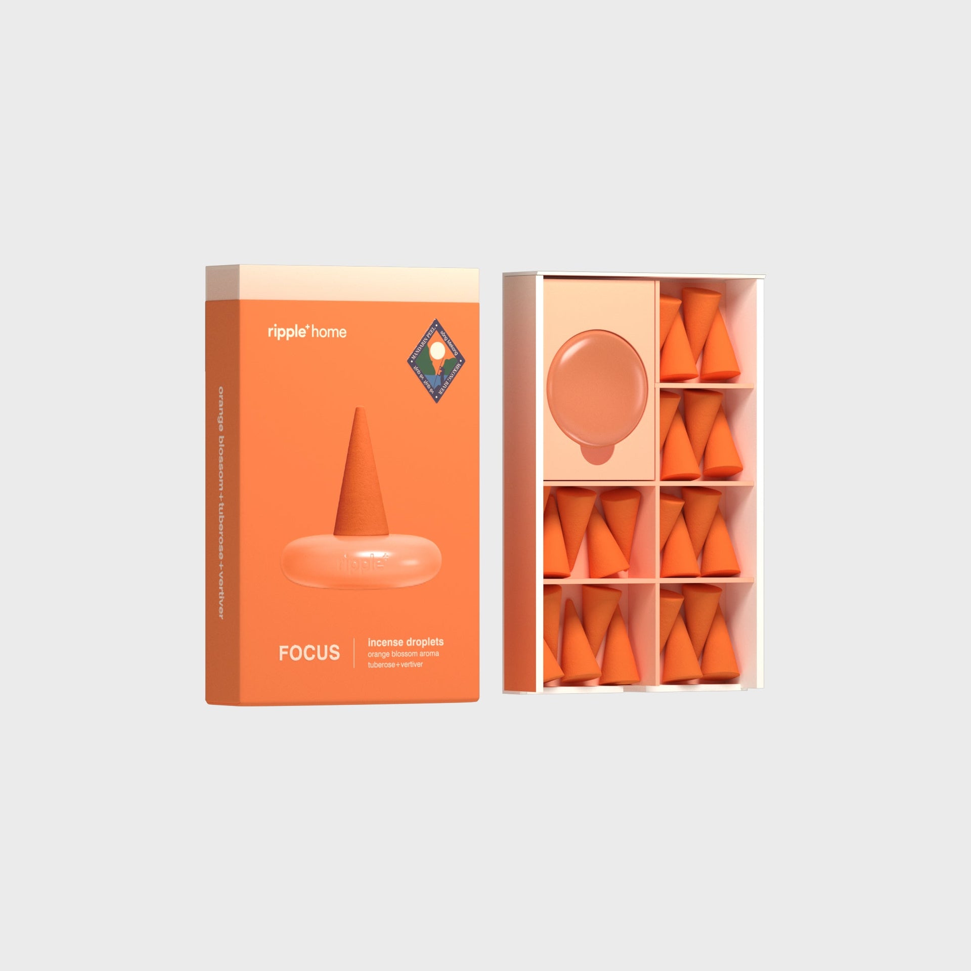 Ripple⁺ Home Mandarin Peel Incense Droplets