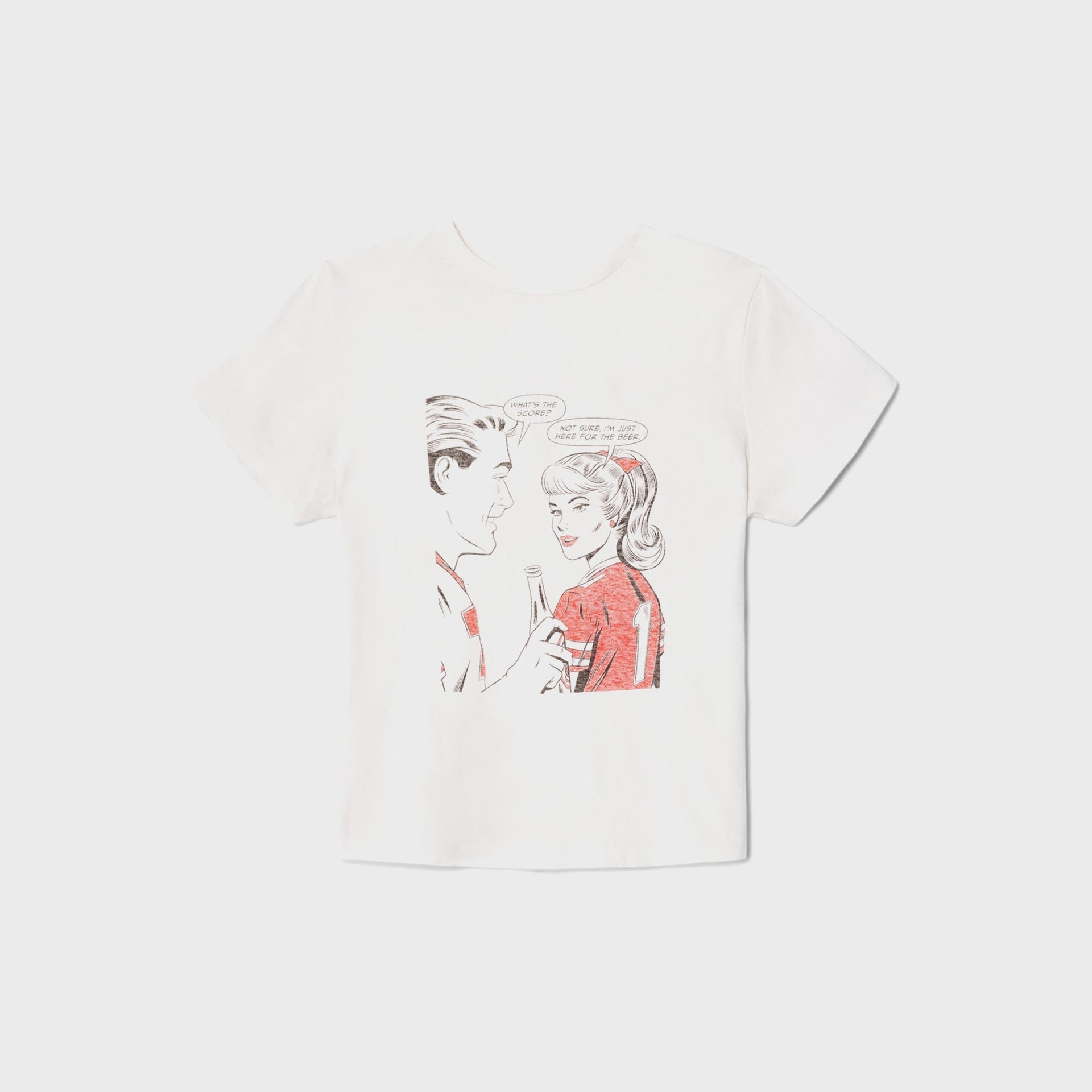 ReDone Classic Tee Sports - Vintage White