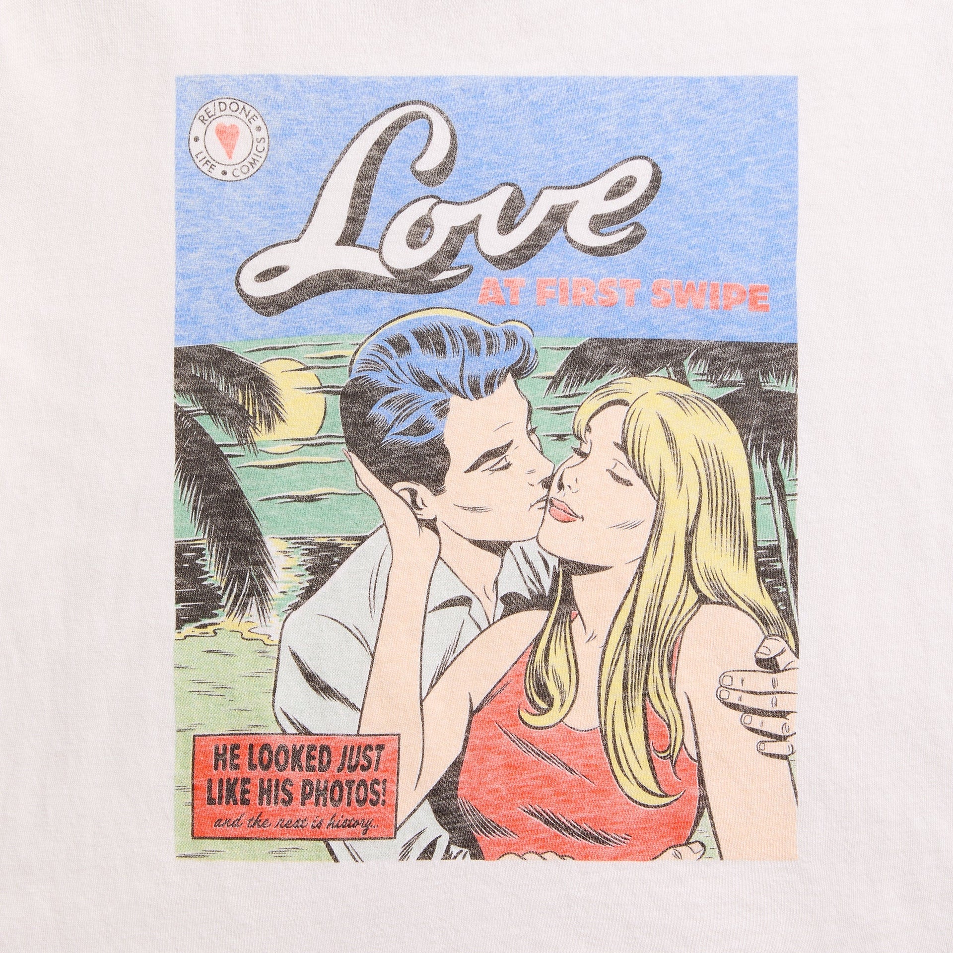 ReDone Classic Tee Swipe - Vintage White
