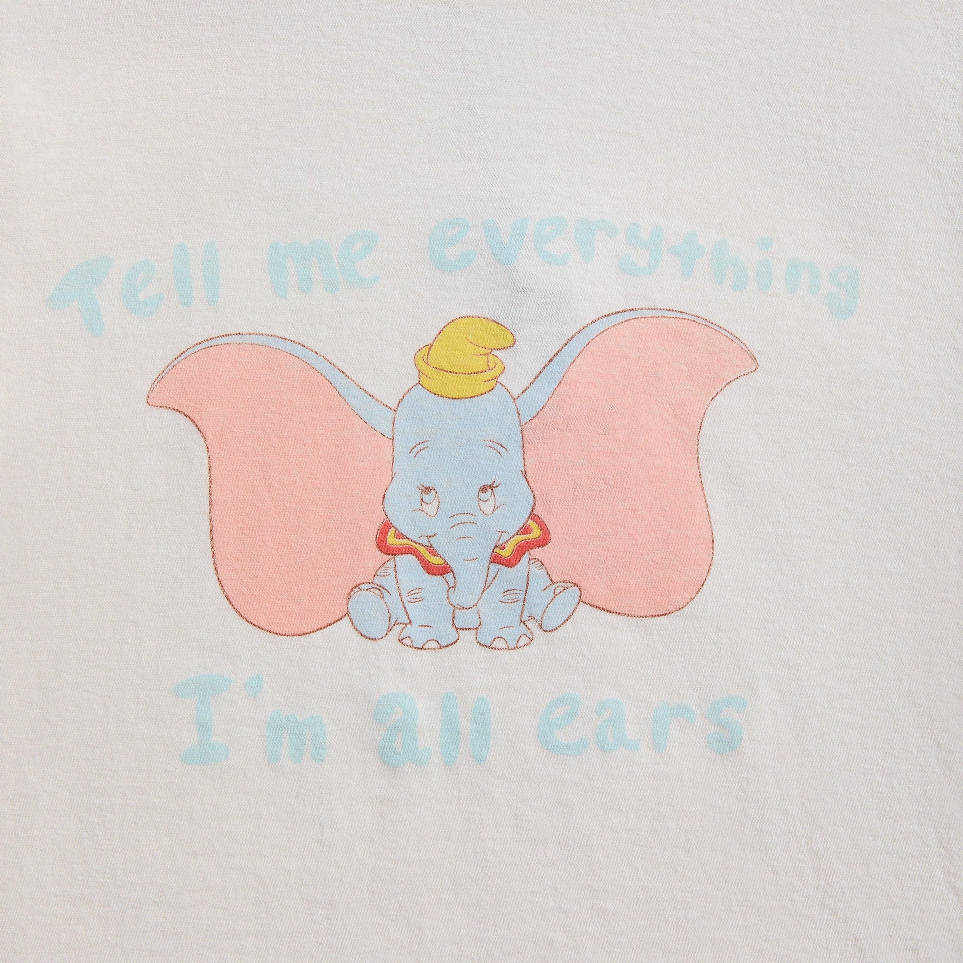 ReDone 60s Slim Ringer Dumbo Tee - Vintage White