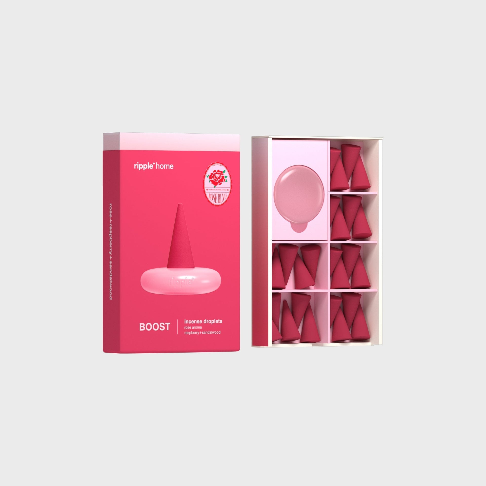 Ripple⁺ Home Rose Blvd Incense Droplets