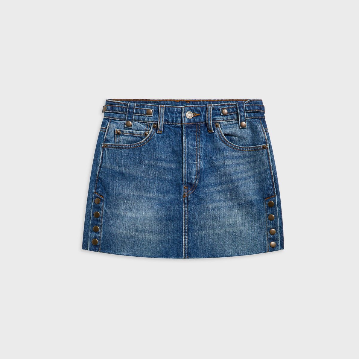 ReDone Britt Skirt - Vinyl Fade