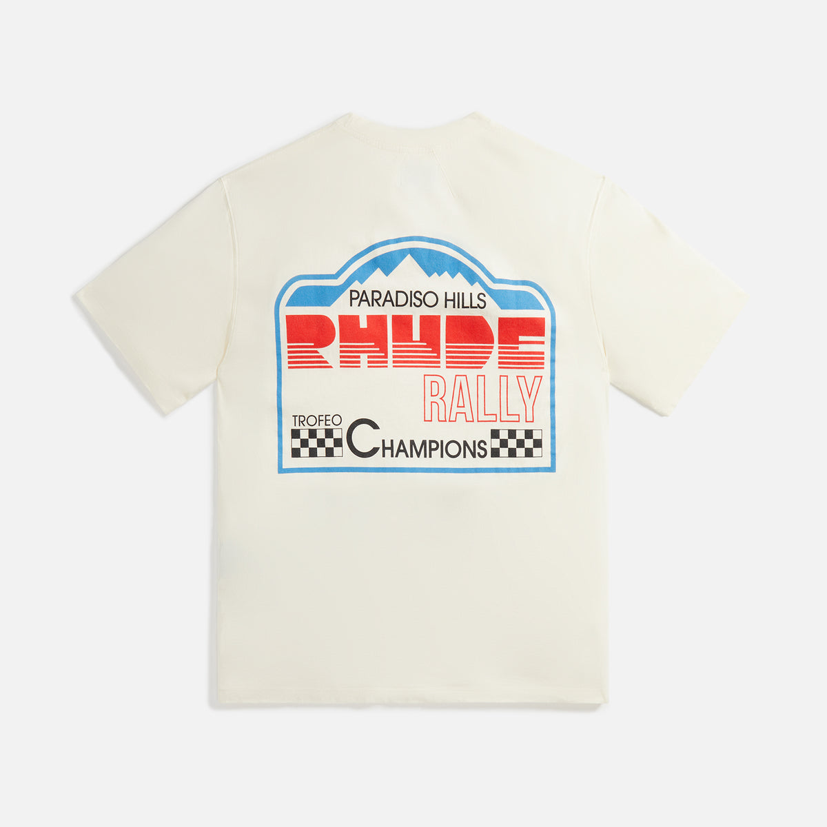 Rhude Paradiso Rally Tee - Vintage White