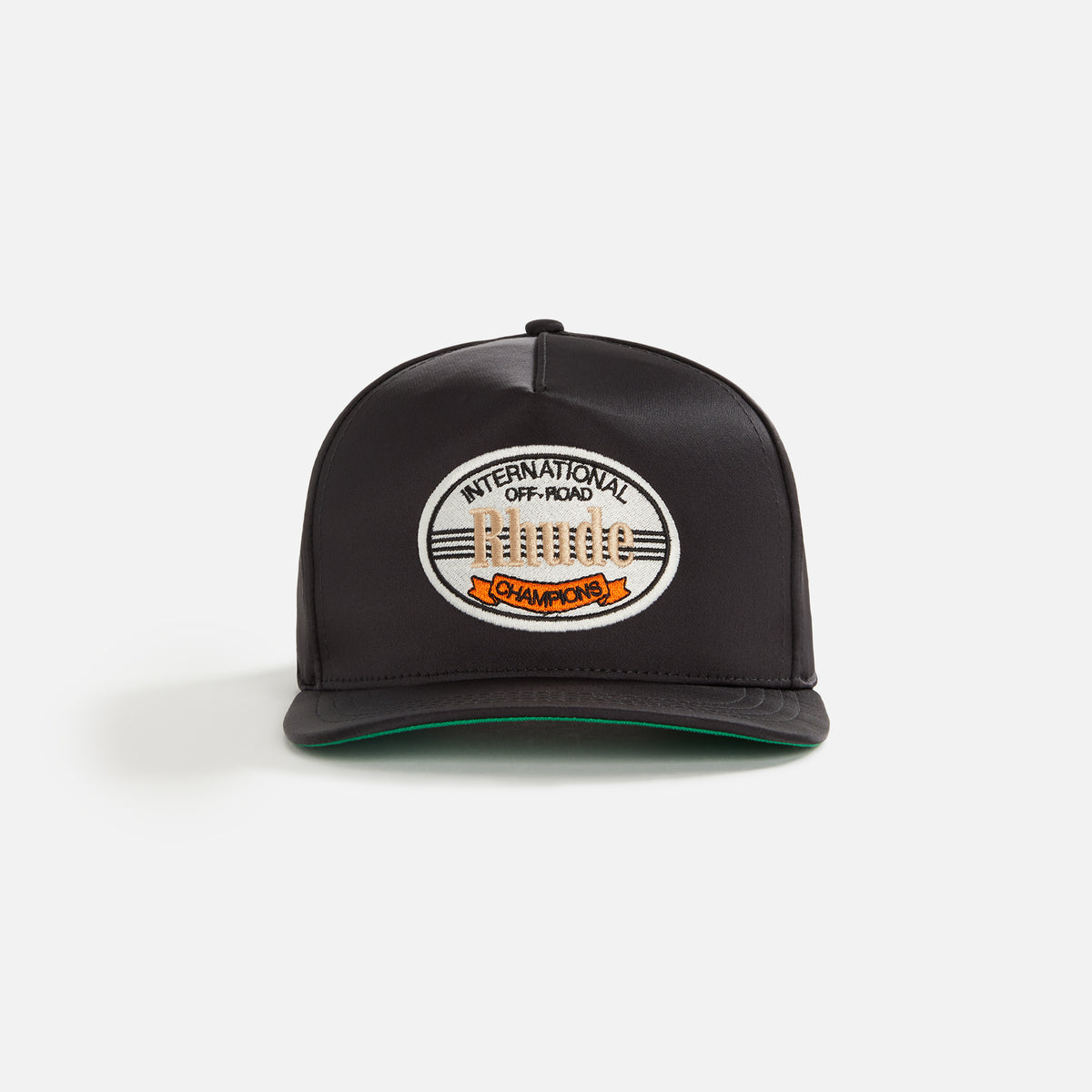 Rhude Intl Champions Satin Cap - Black