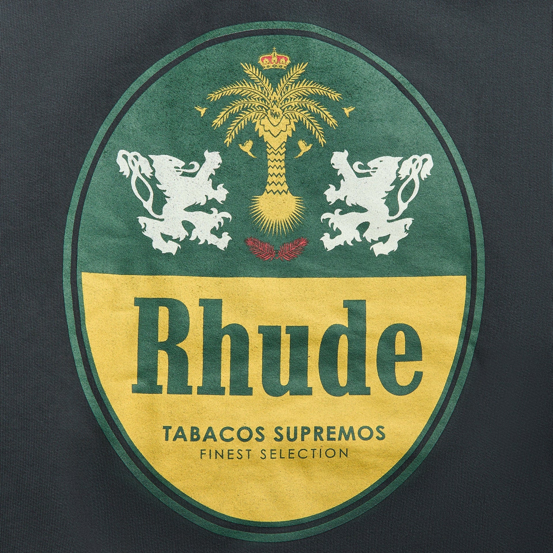 Rhude Tabaco Hoodie in Black