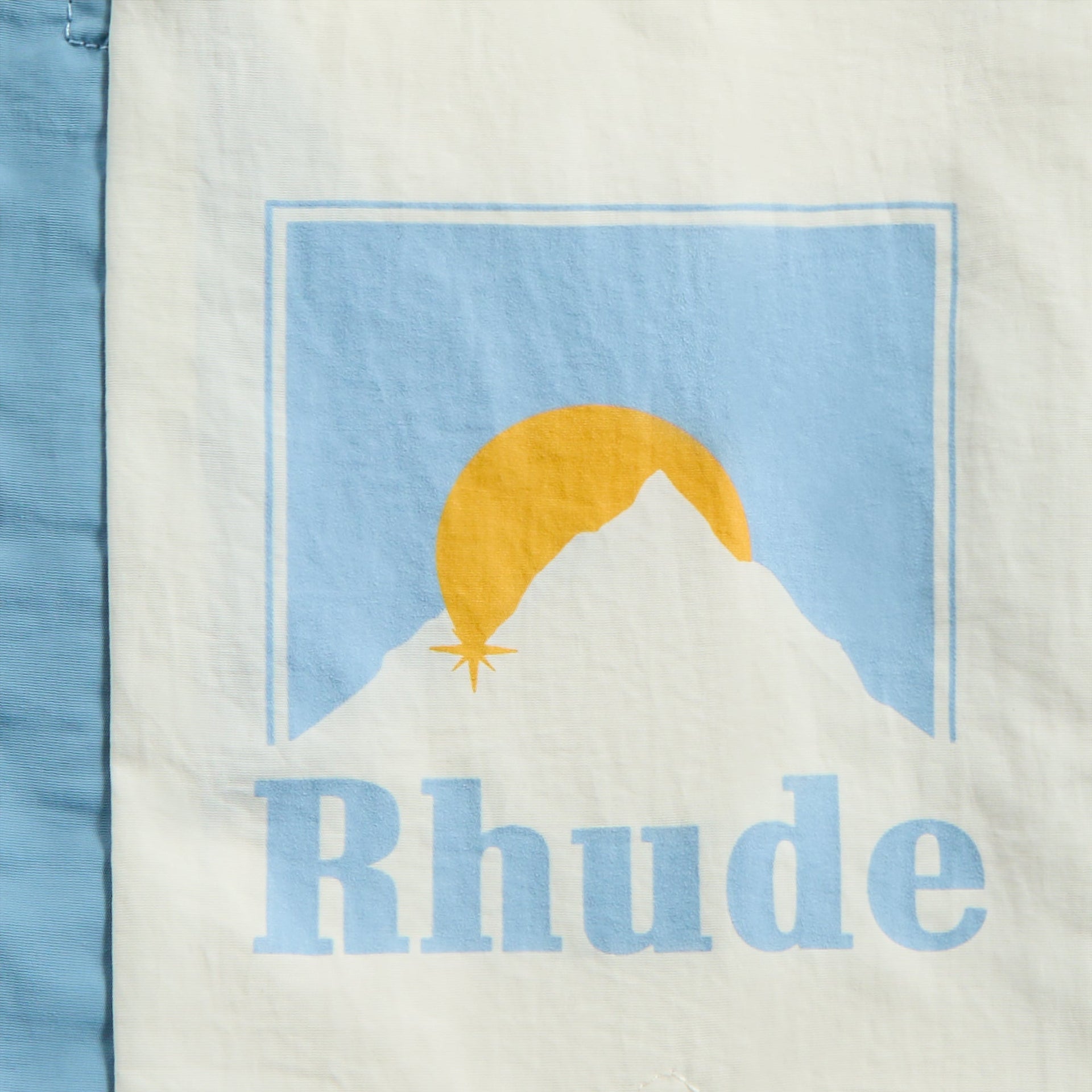 Rhude Moonlight Short Powder in Blue / Off White
