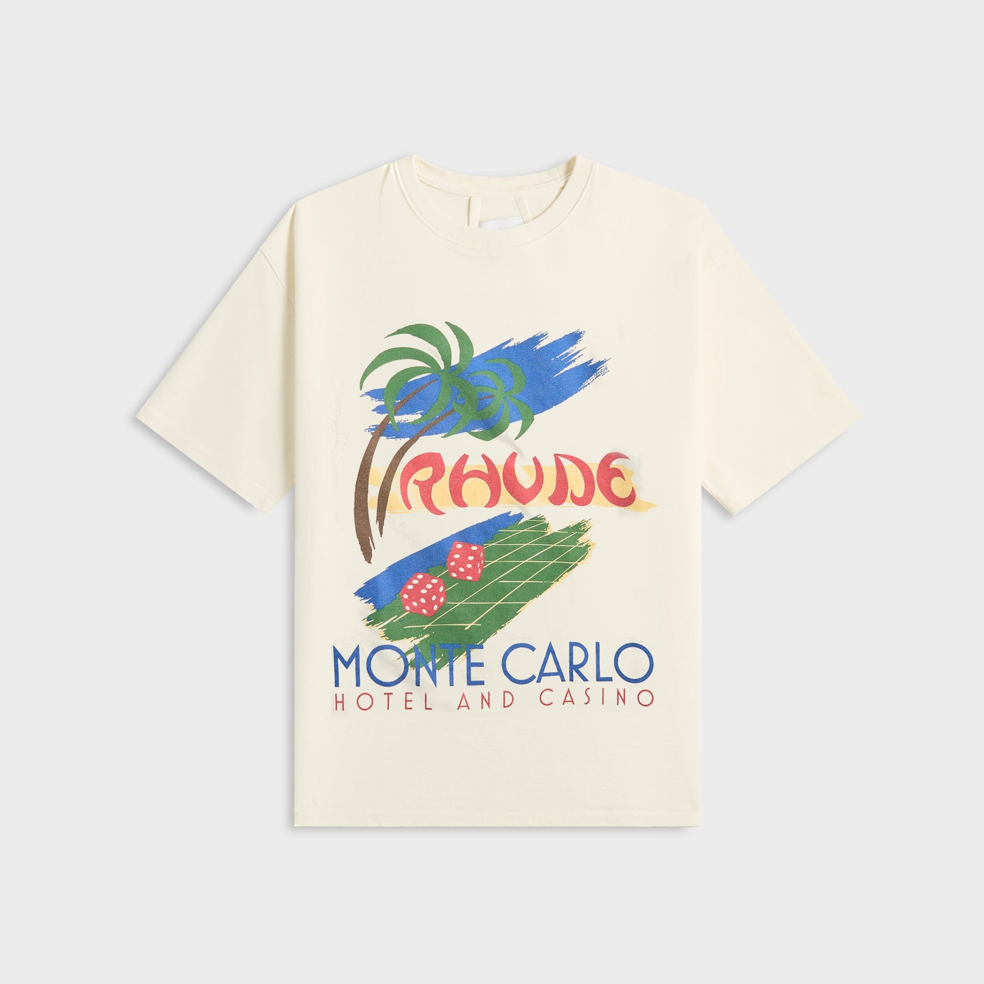 Rhude Roulette Tee in Vintage White
