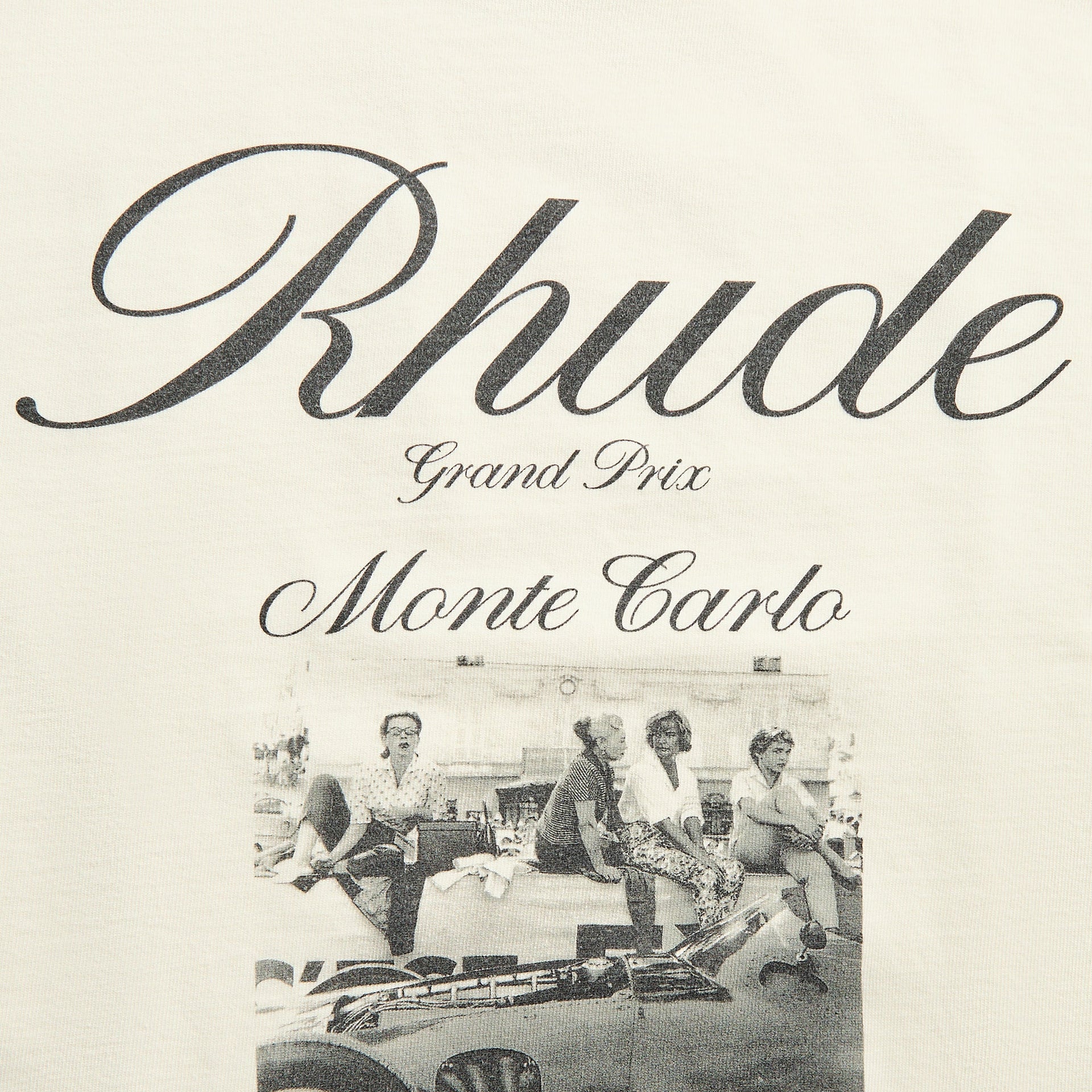 Rhude Heaven On Earth Tee in Vintage White