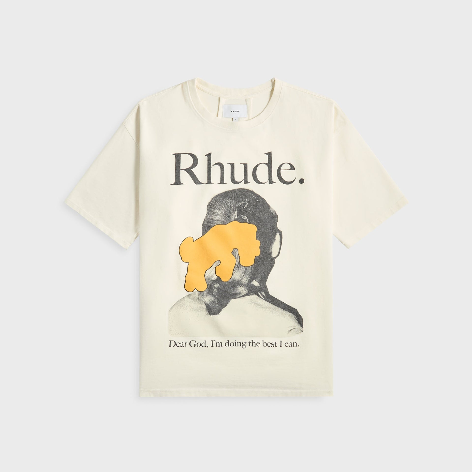 Rhude Ponytail Tee in Vintage White