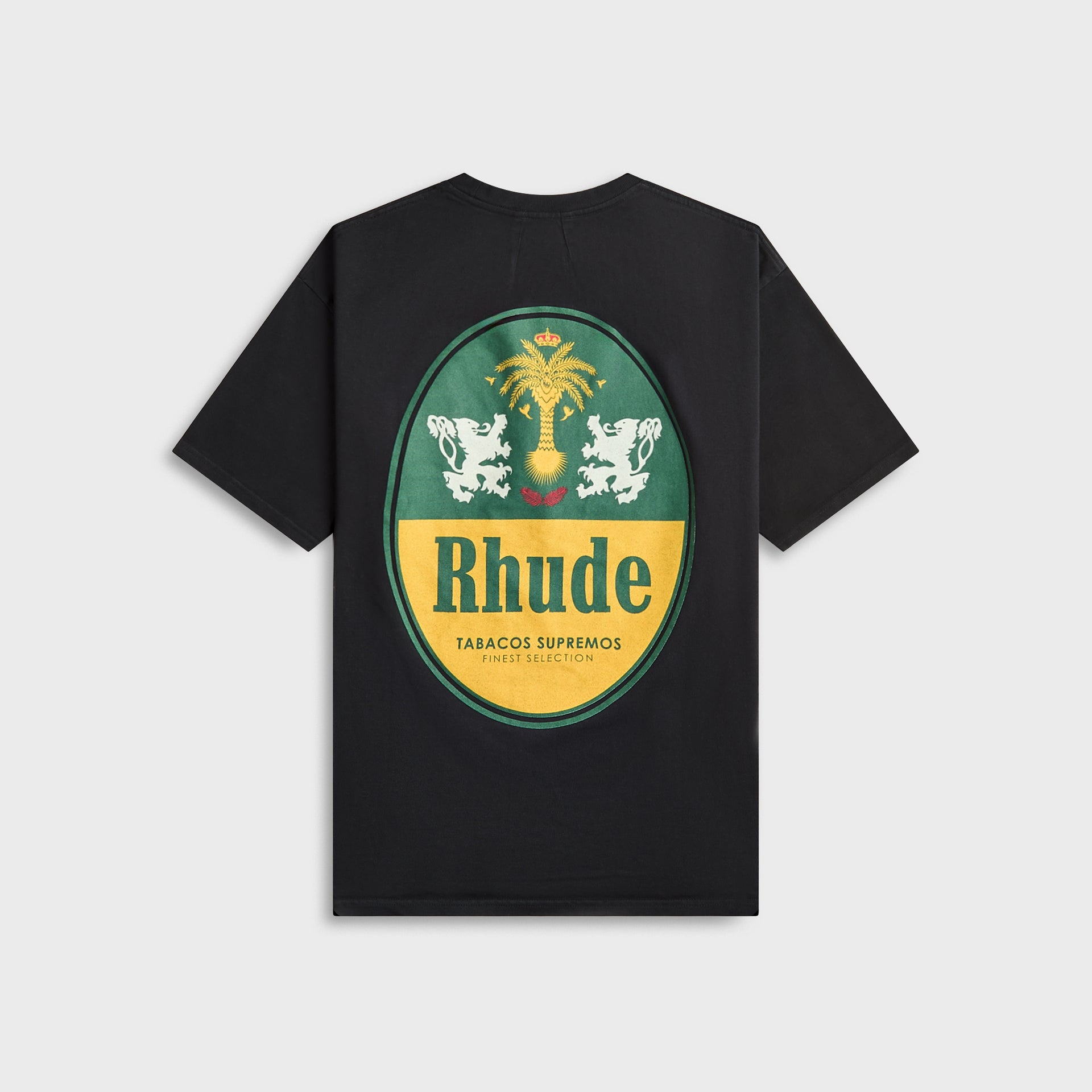 Rhude Tabaco Tee - Vintage Black