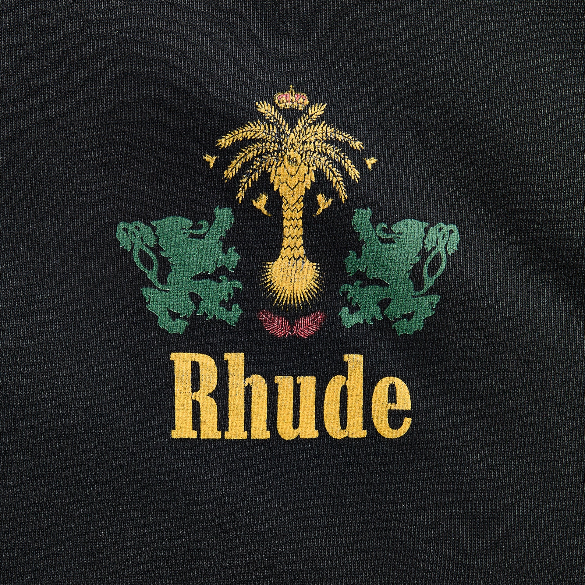 Rhude Tabaco Tee - Vintage Black