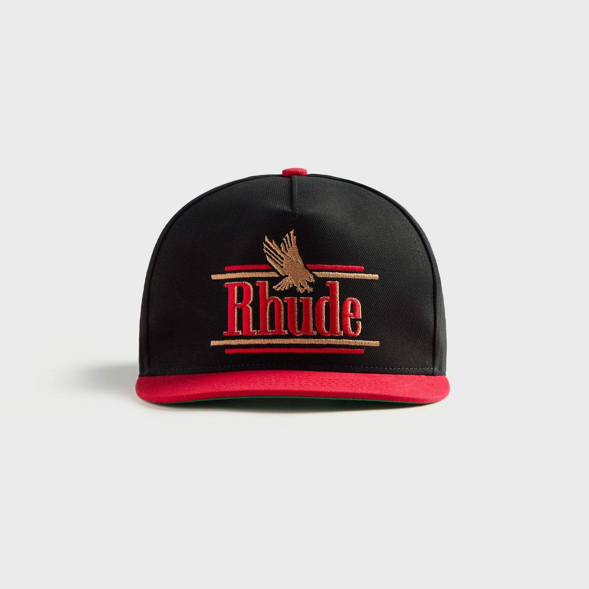 Rhude Rossa Structured Hat - Black / Red