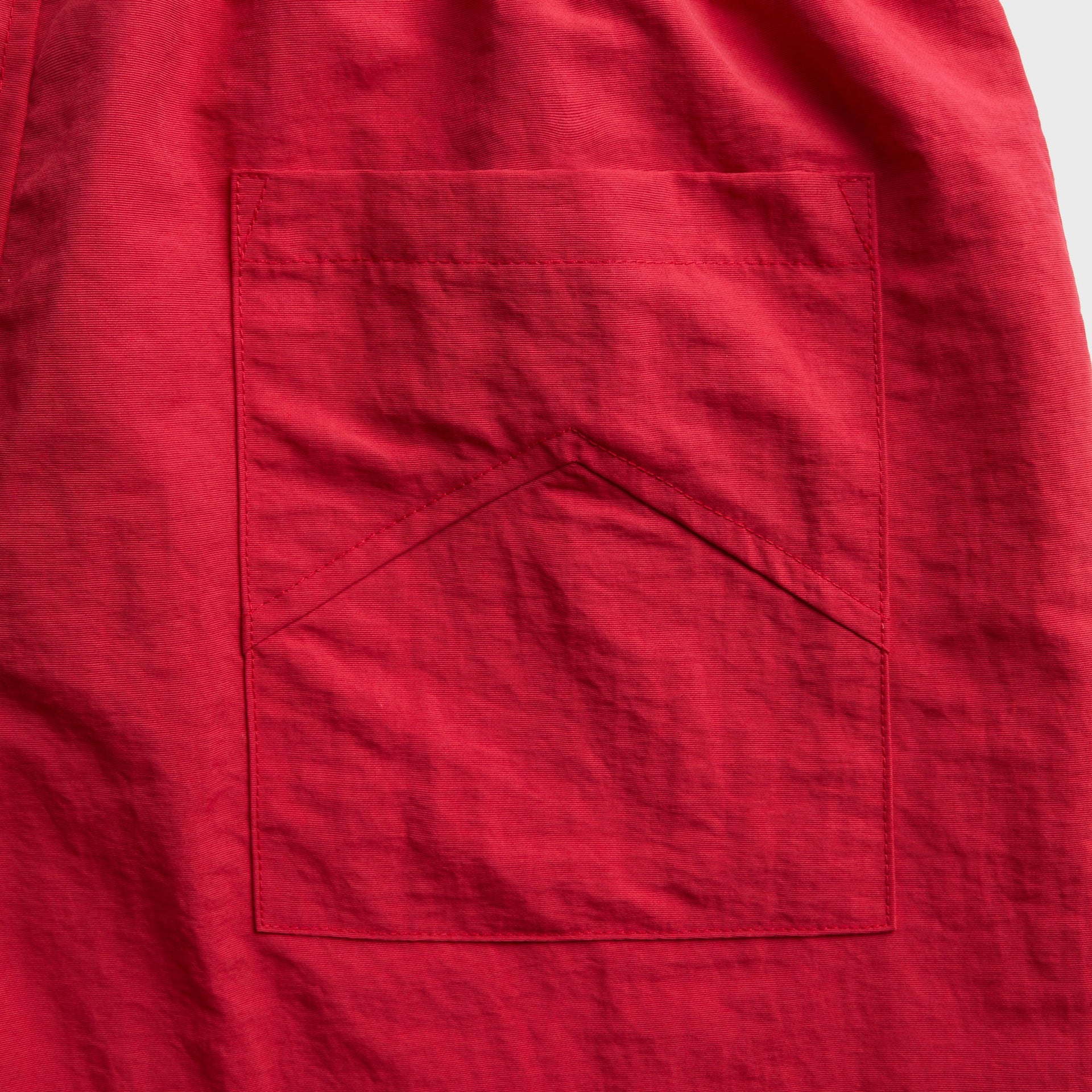 Rhude Logo Track Short - Red / White