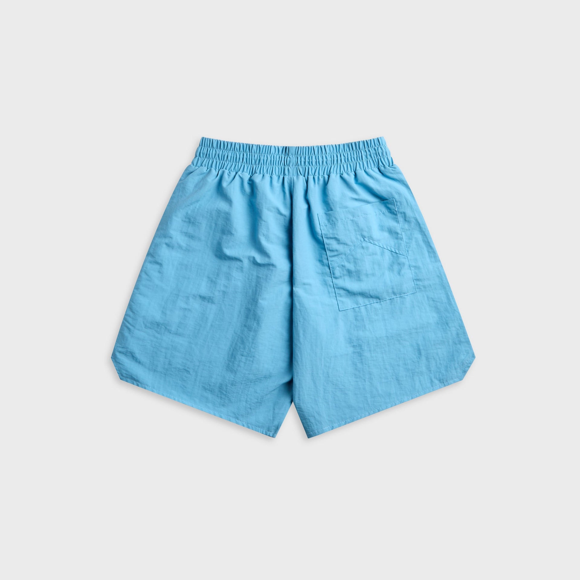 Rhude Logo Track Short - Baby Blue / Red