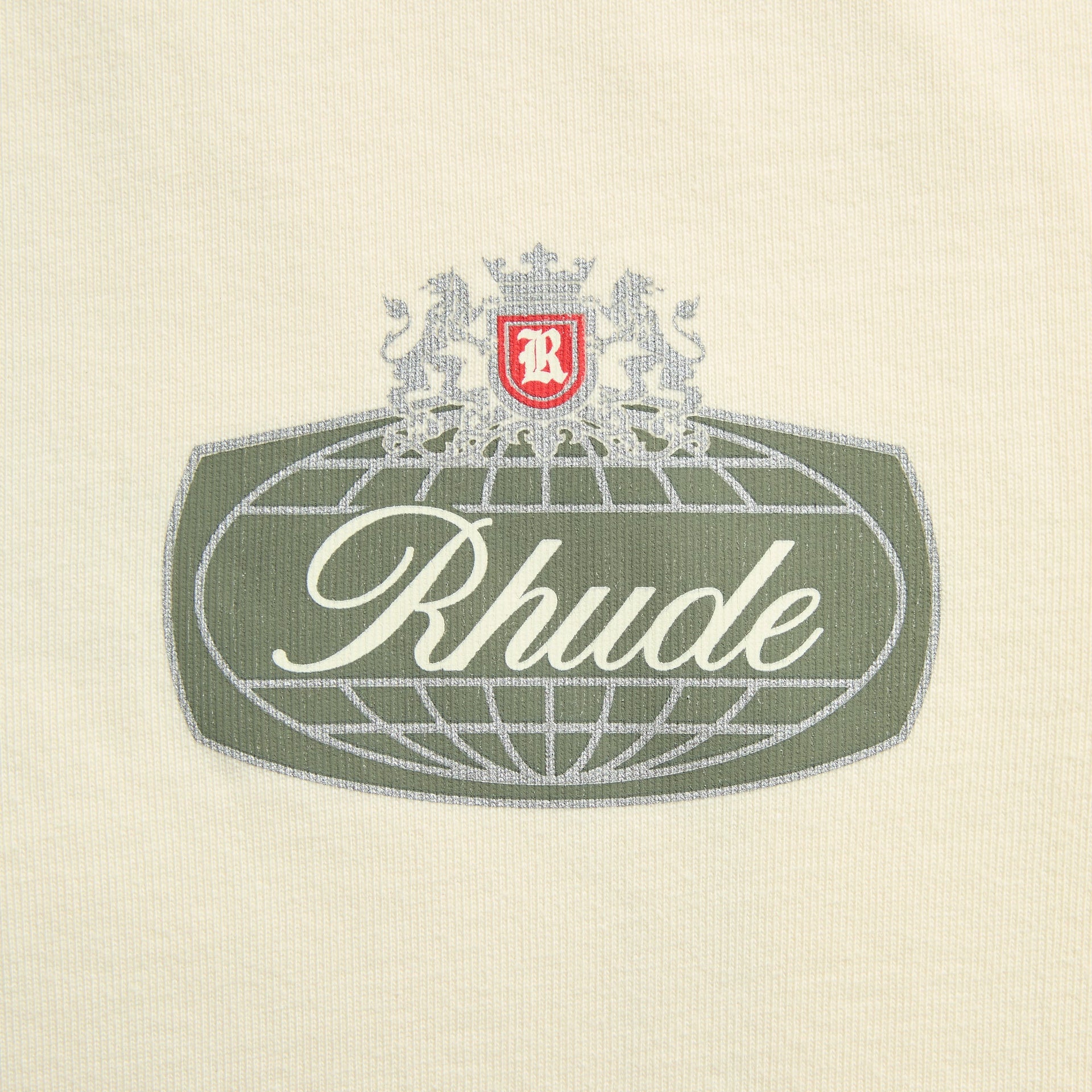 Rhude Desert Crest Tee - Vintage White / Silver