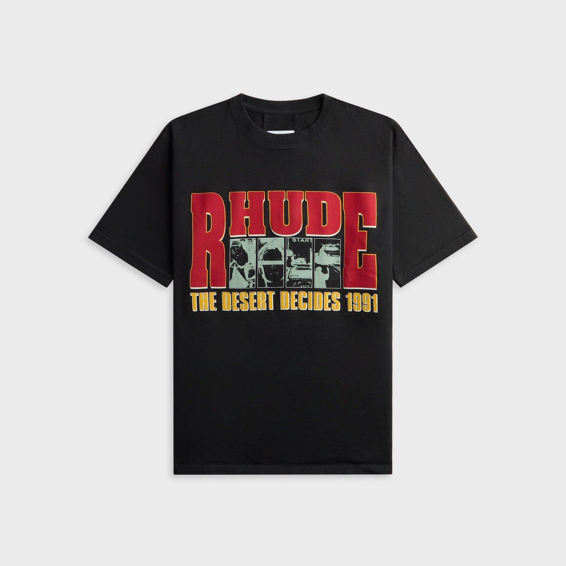 Rhude The Desert Decides Tee - Vintage Black / Red