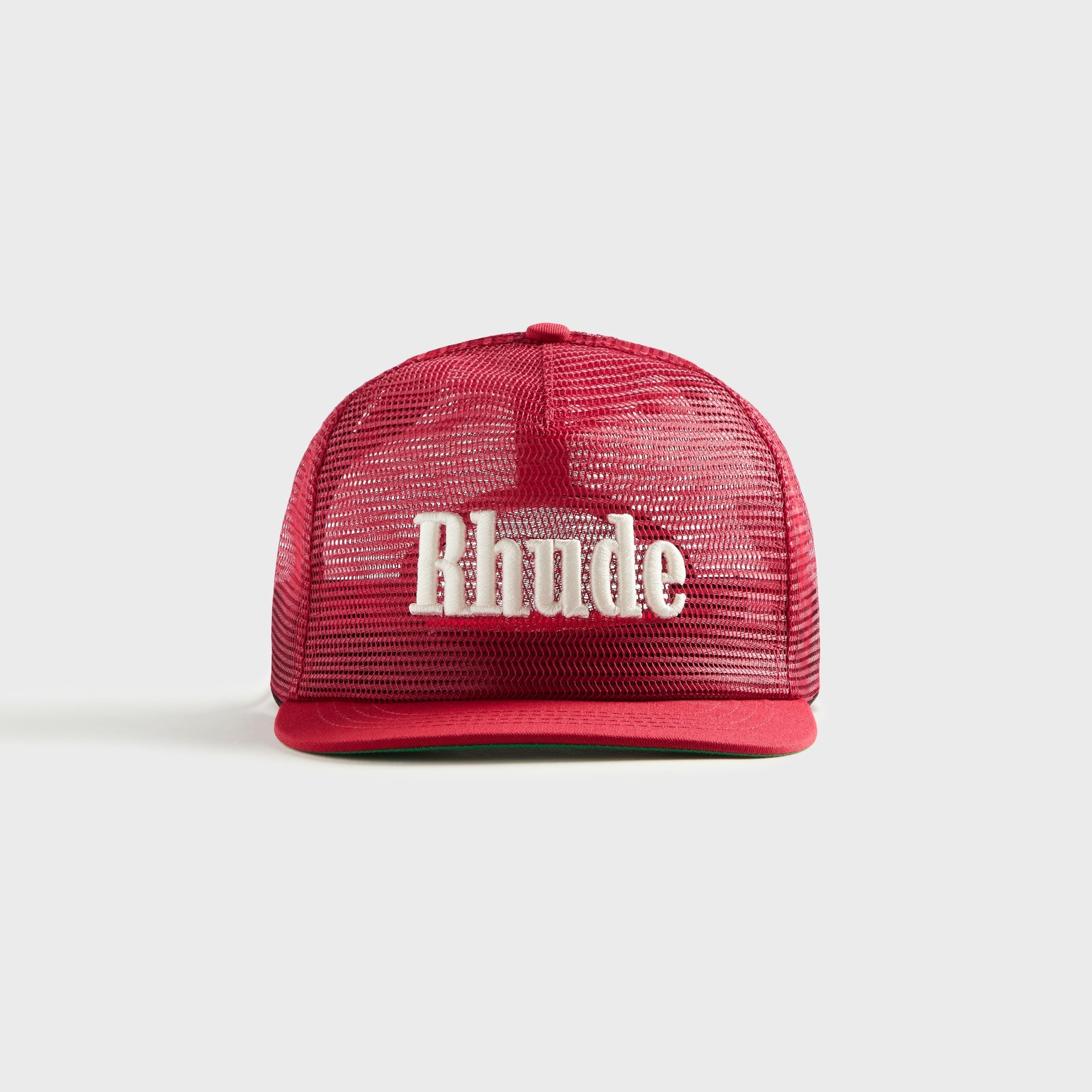Rhude Logo Mesh Hat - Red / White