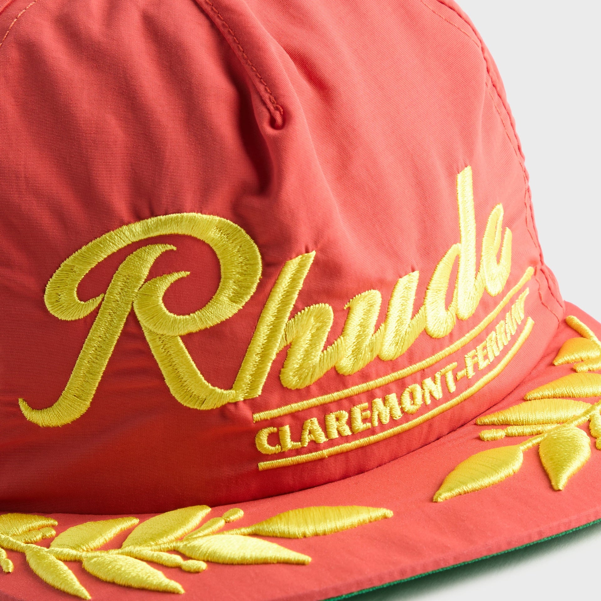 Rhude Clermont Ferrand Souvenir Hat - Bright Red / Yellow