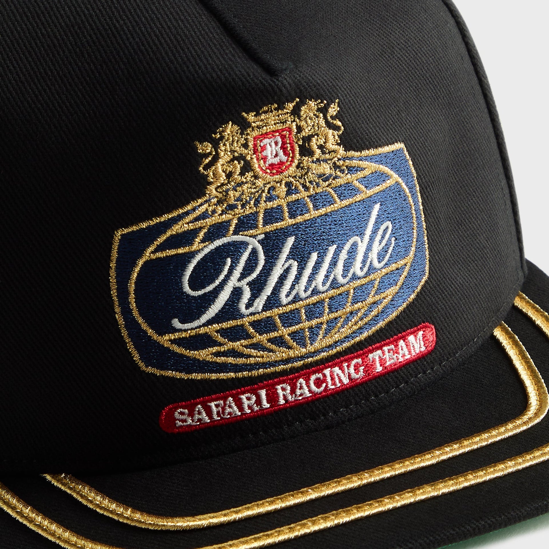 Rhude Safari Crest Hat - Black / Navy