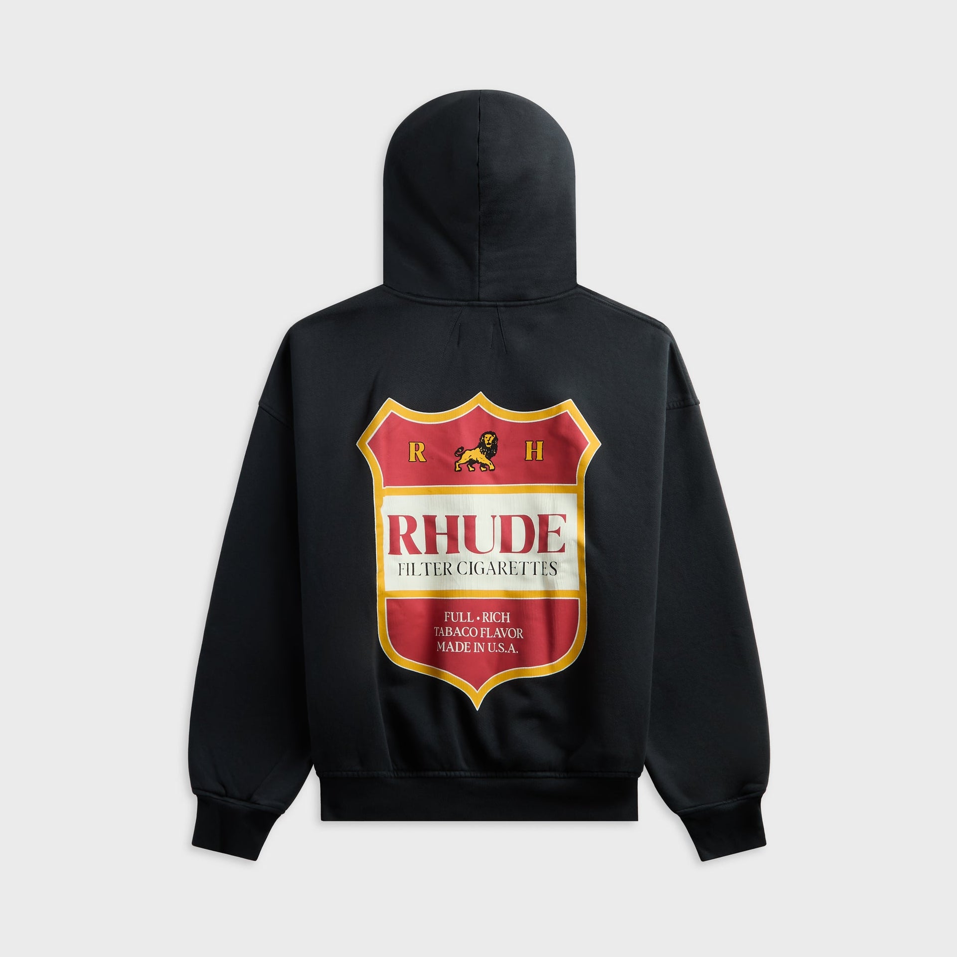Rhude Filtaro Crest Hoodie - Vintage Black / Red / Yellow