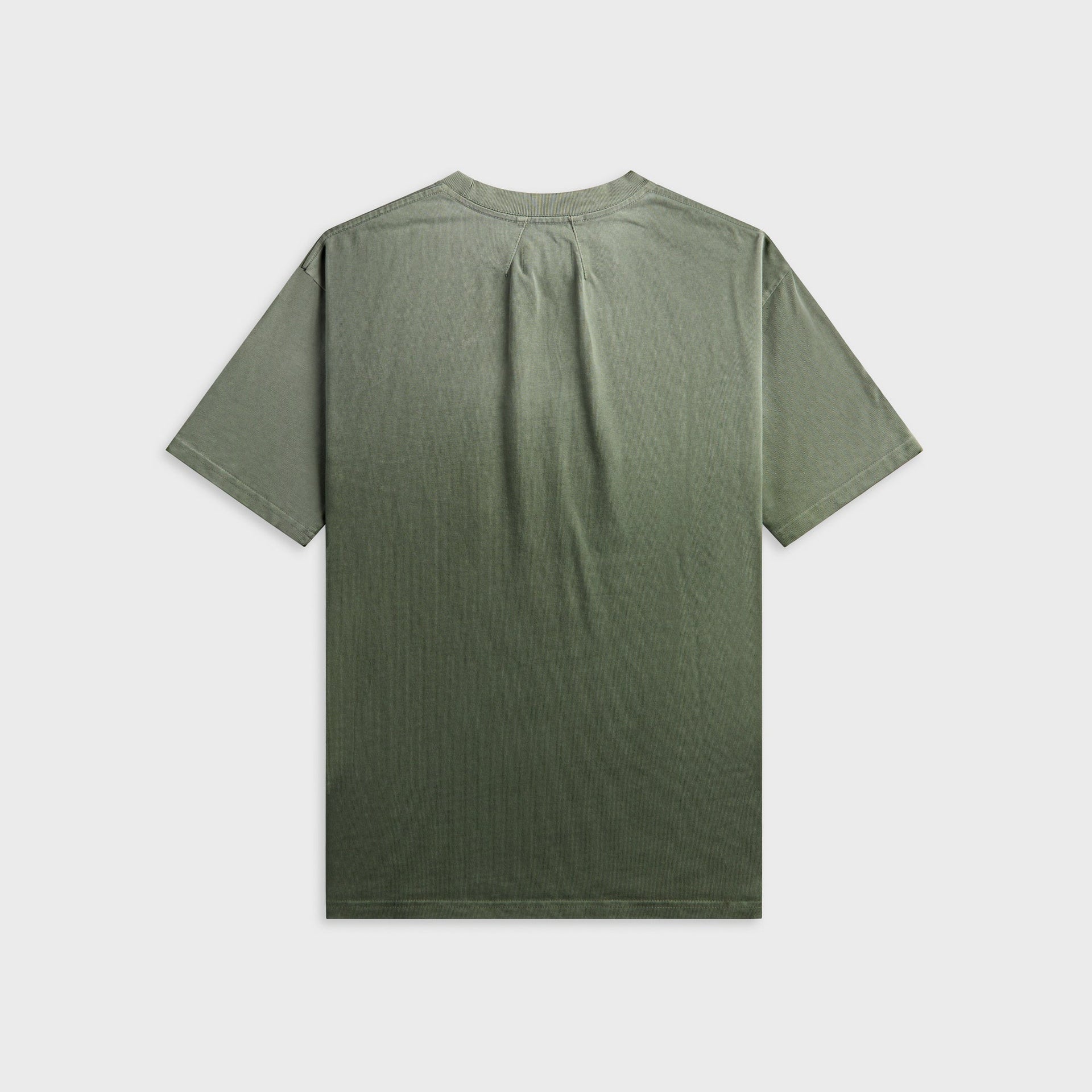 Rhude Logo Pocket Tee - Washed Olive / Black