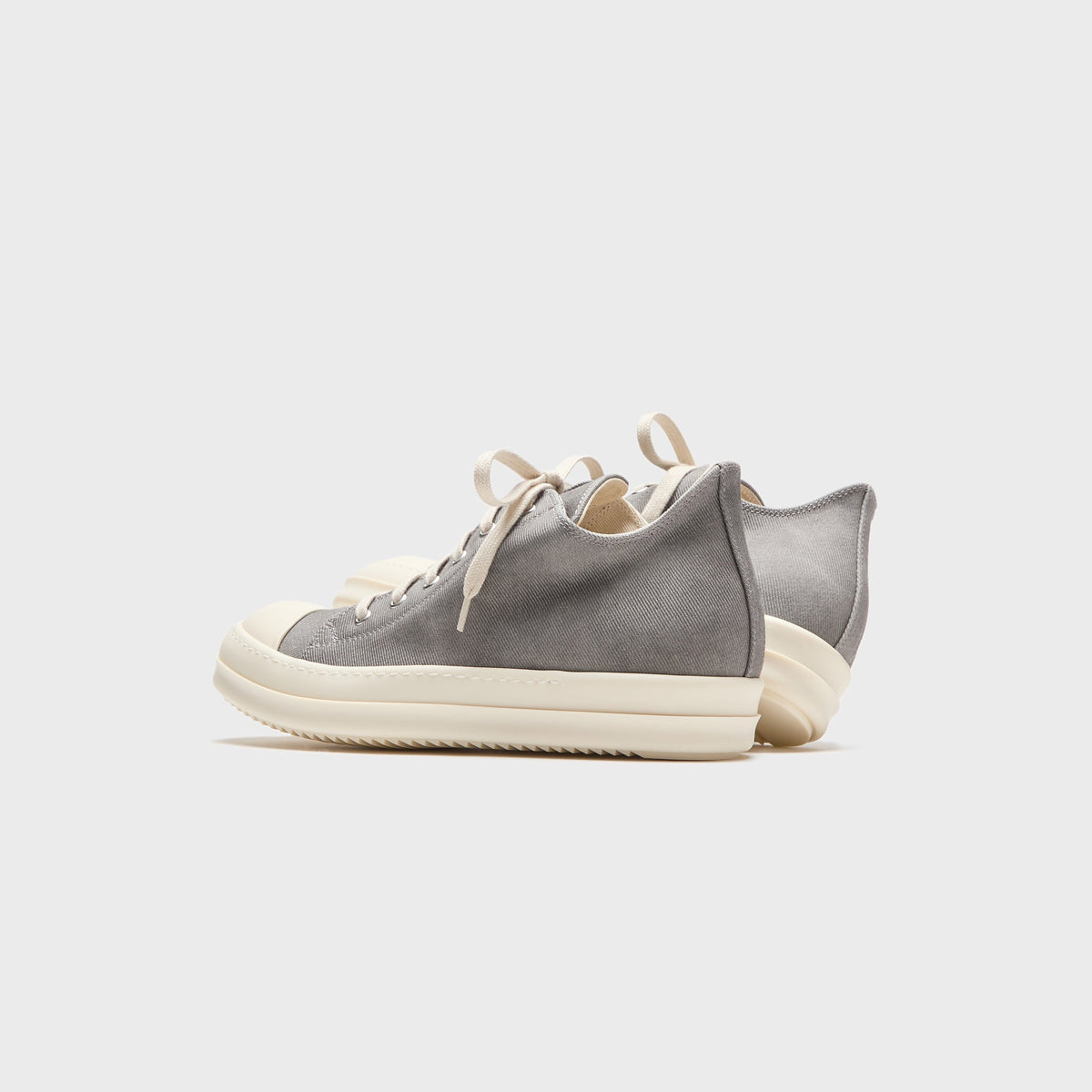 Rick Owens DRKSHDW Denim Low Sneakers - Dark Dust / Milk