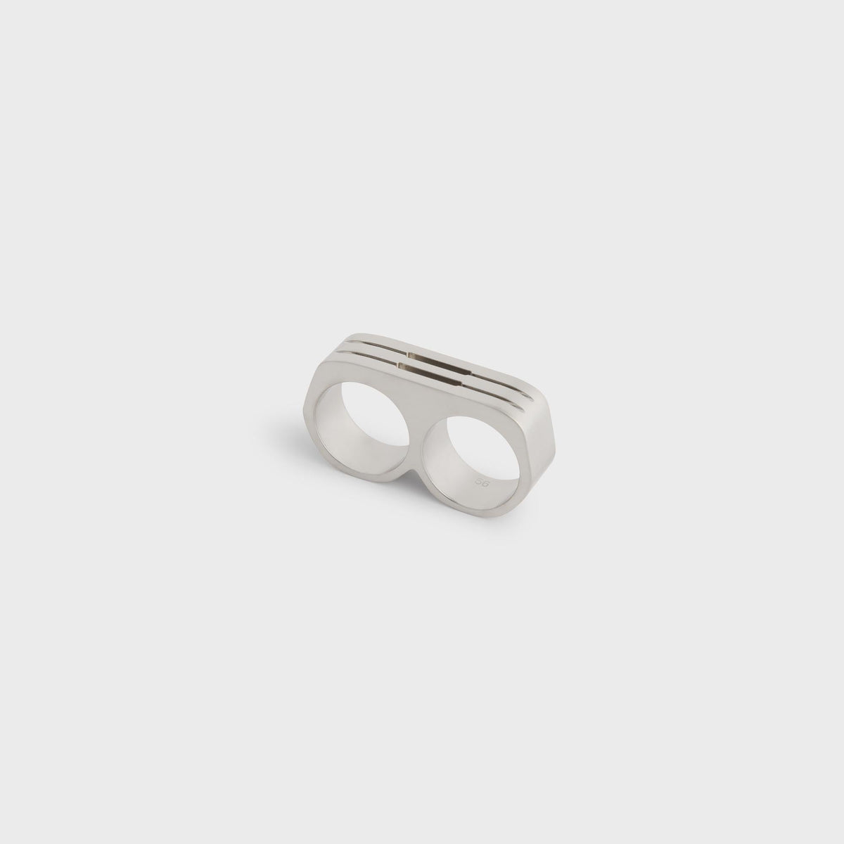 Rick Owens Double Grill Ring - Palladio